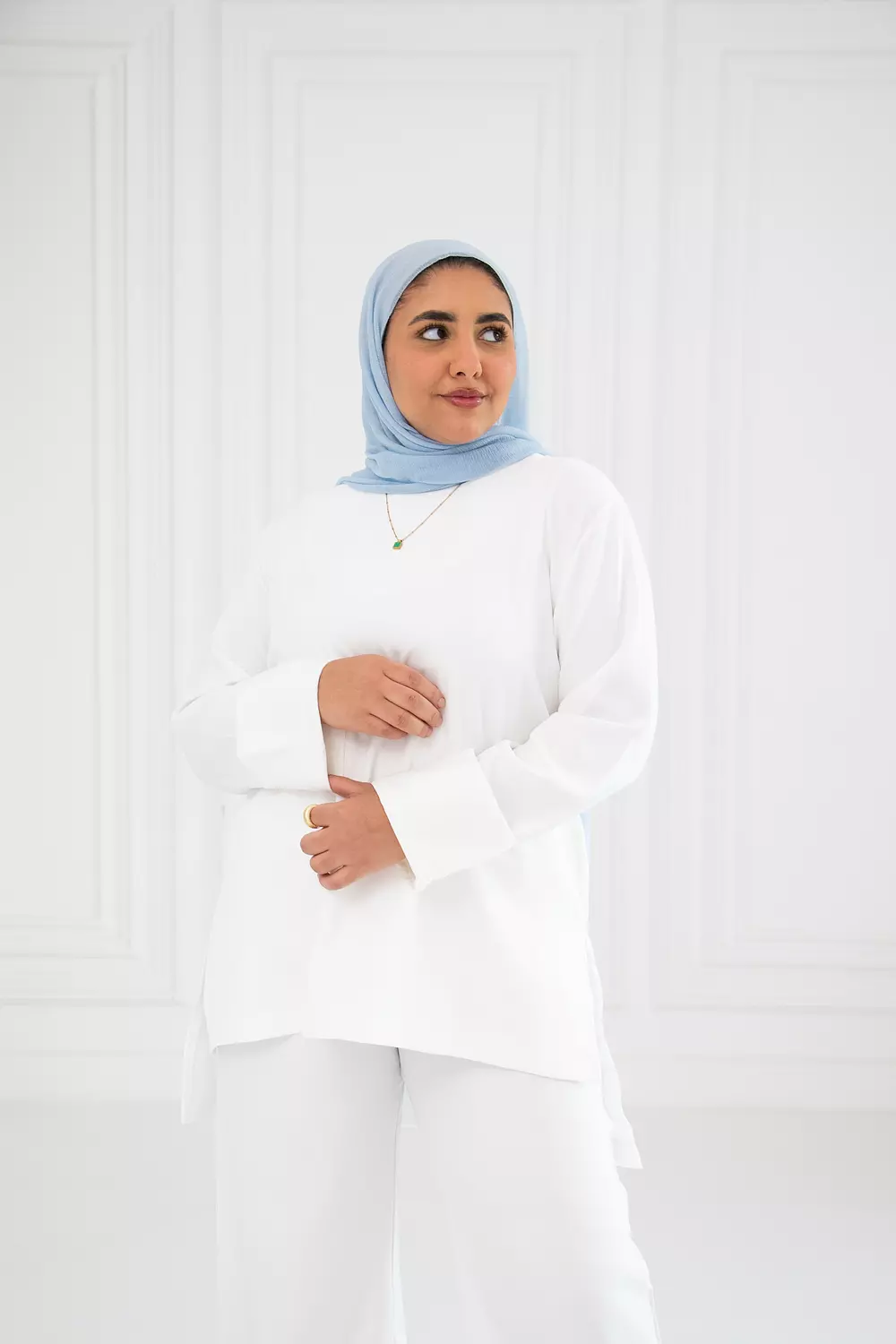 Rosa high and low blouse 2