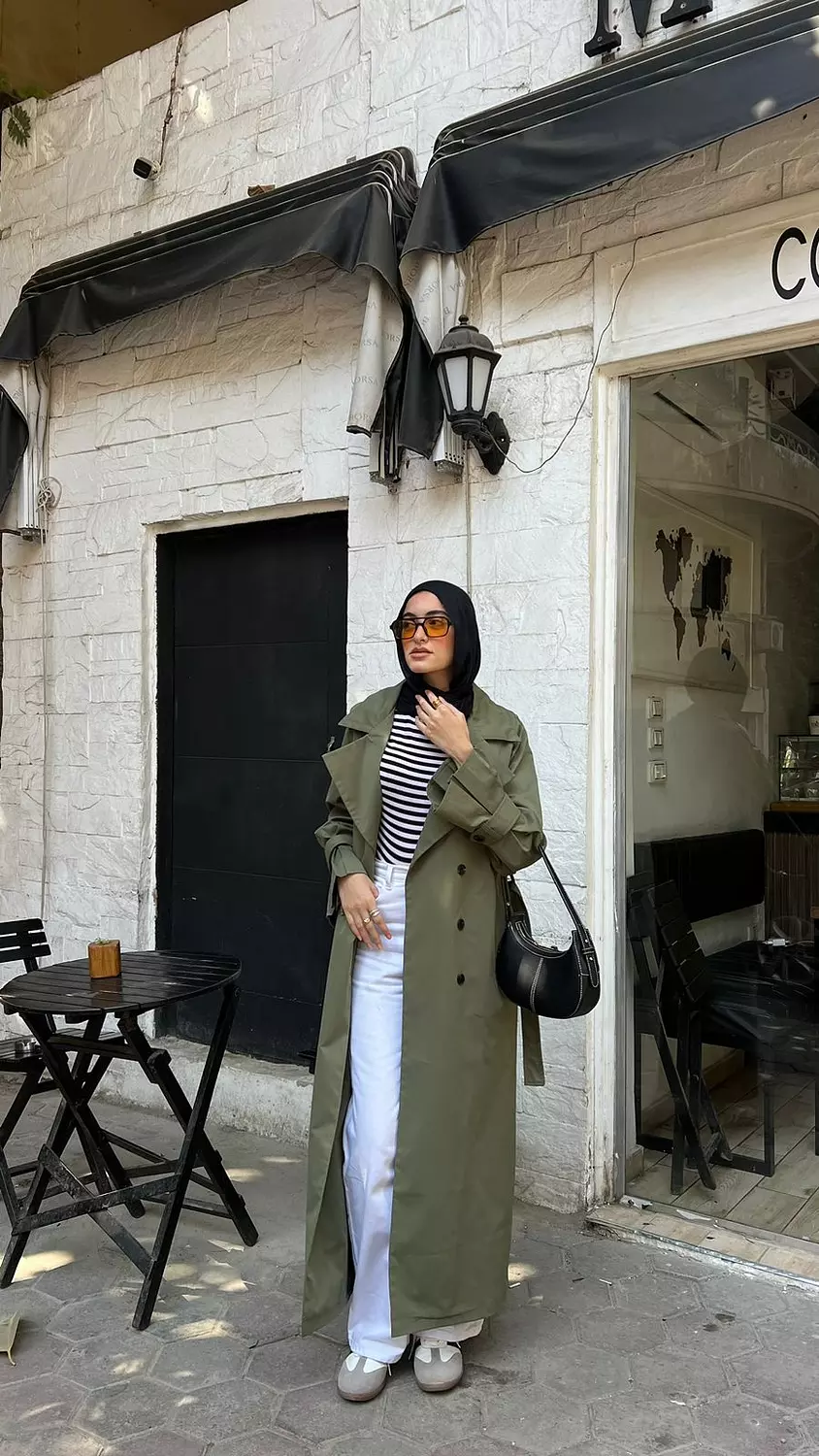 Olive Trenchcoat hover image