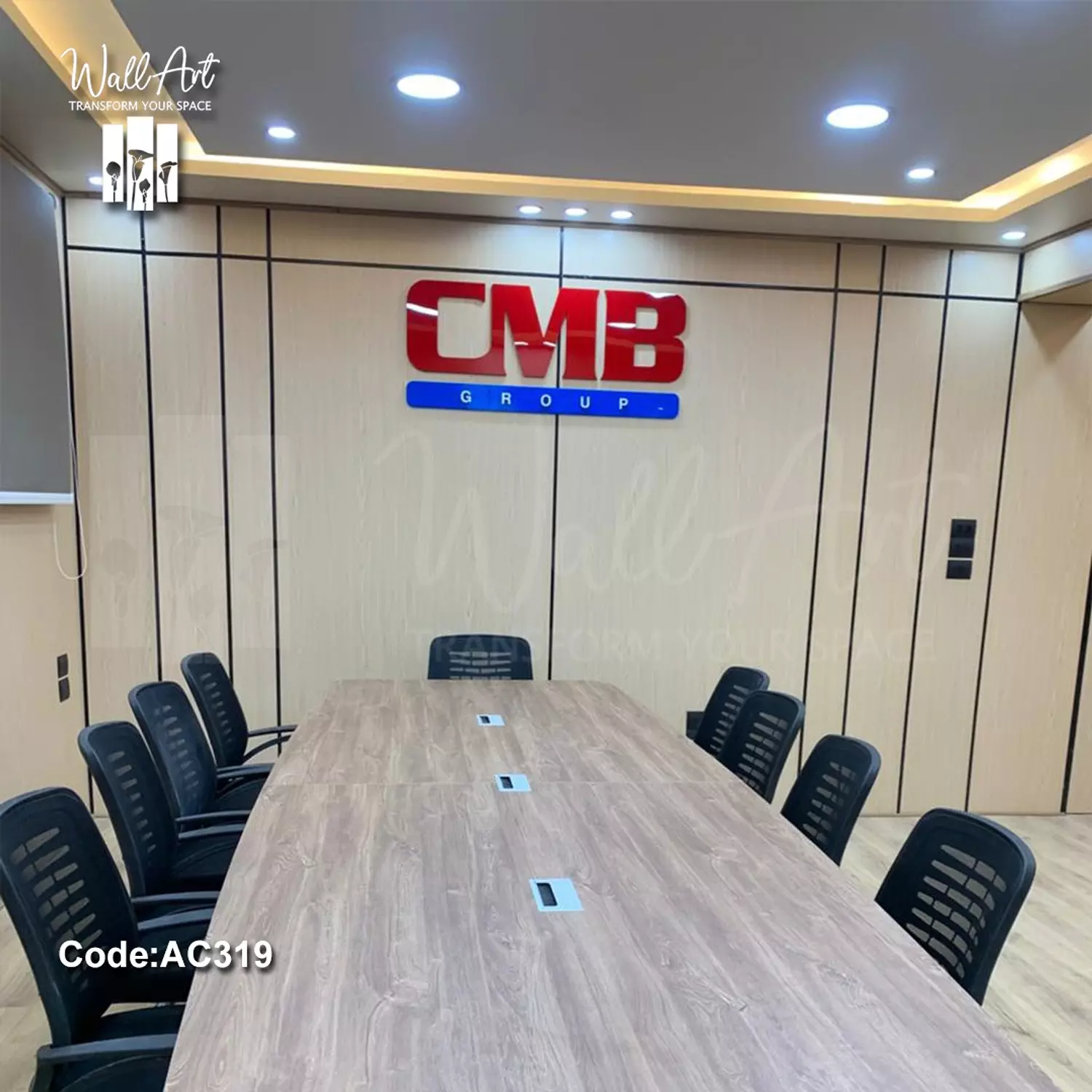 AC319- Coloured Acrylic Logo  4