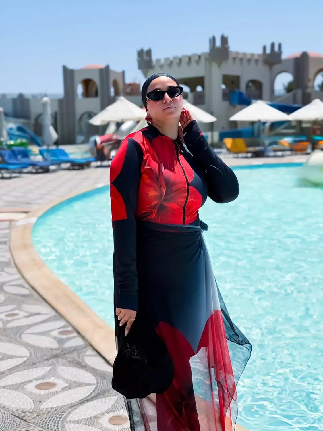 Noir Rouge burkini 10