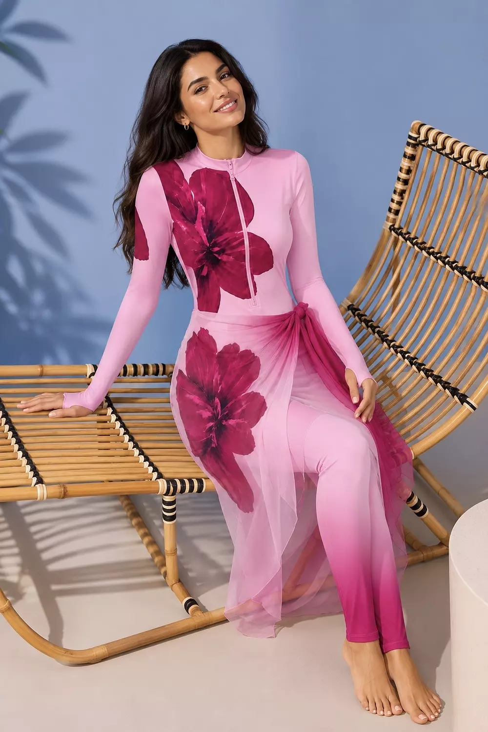 Rose Wave Burkini hover image