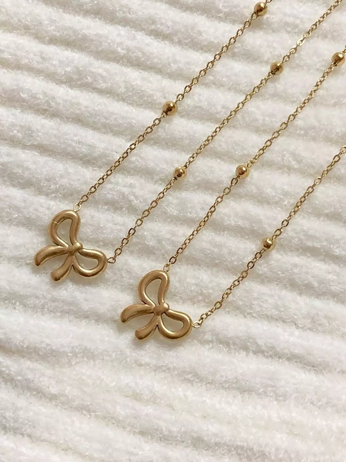 Bow Necklace N202 hover image