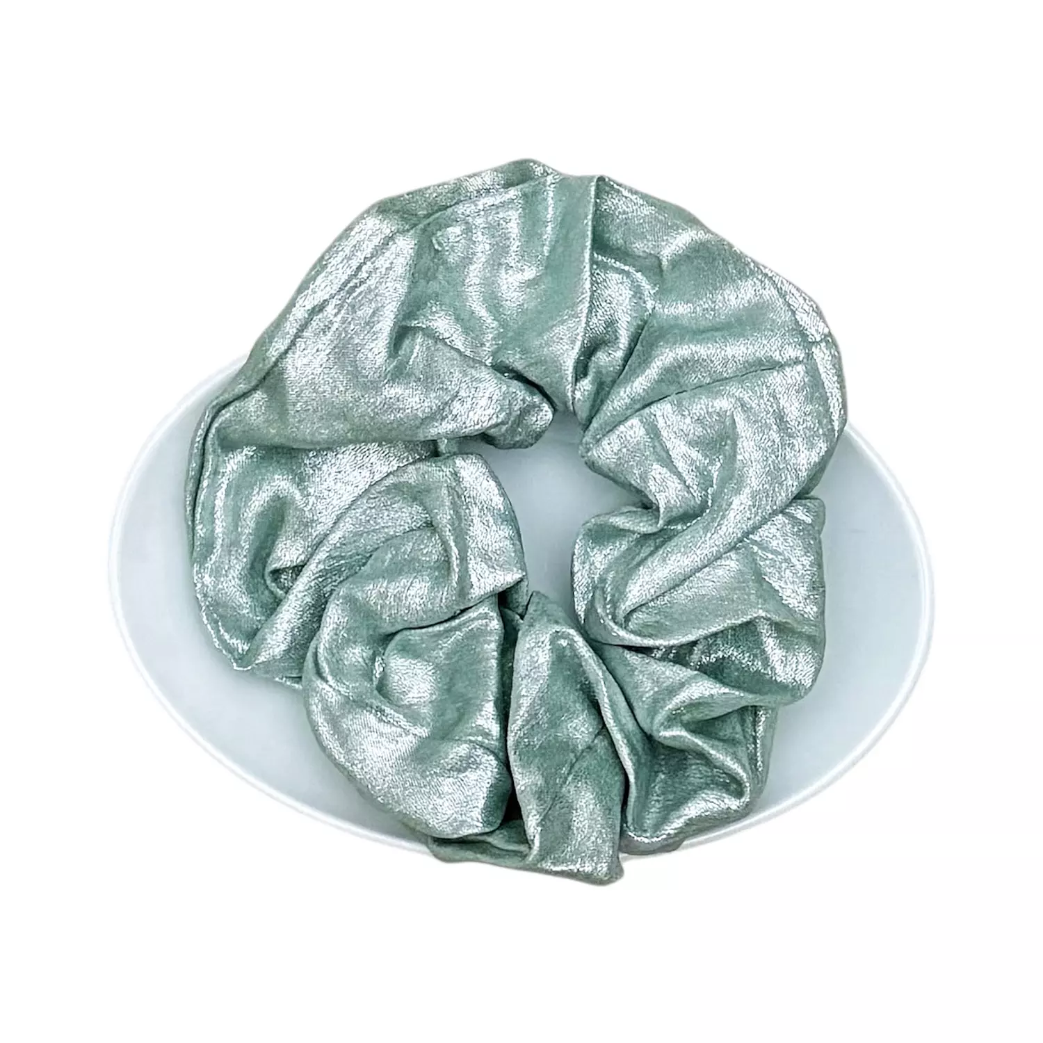 1 Pc Metallic Scrunchies A 1