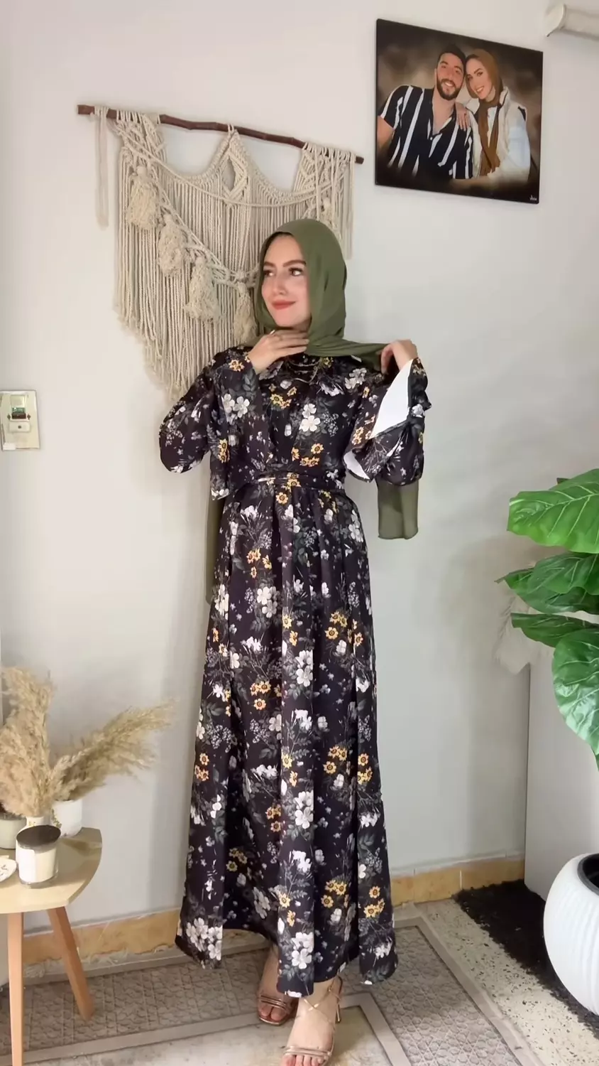 Eid floral dress  2
