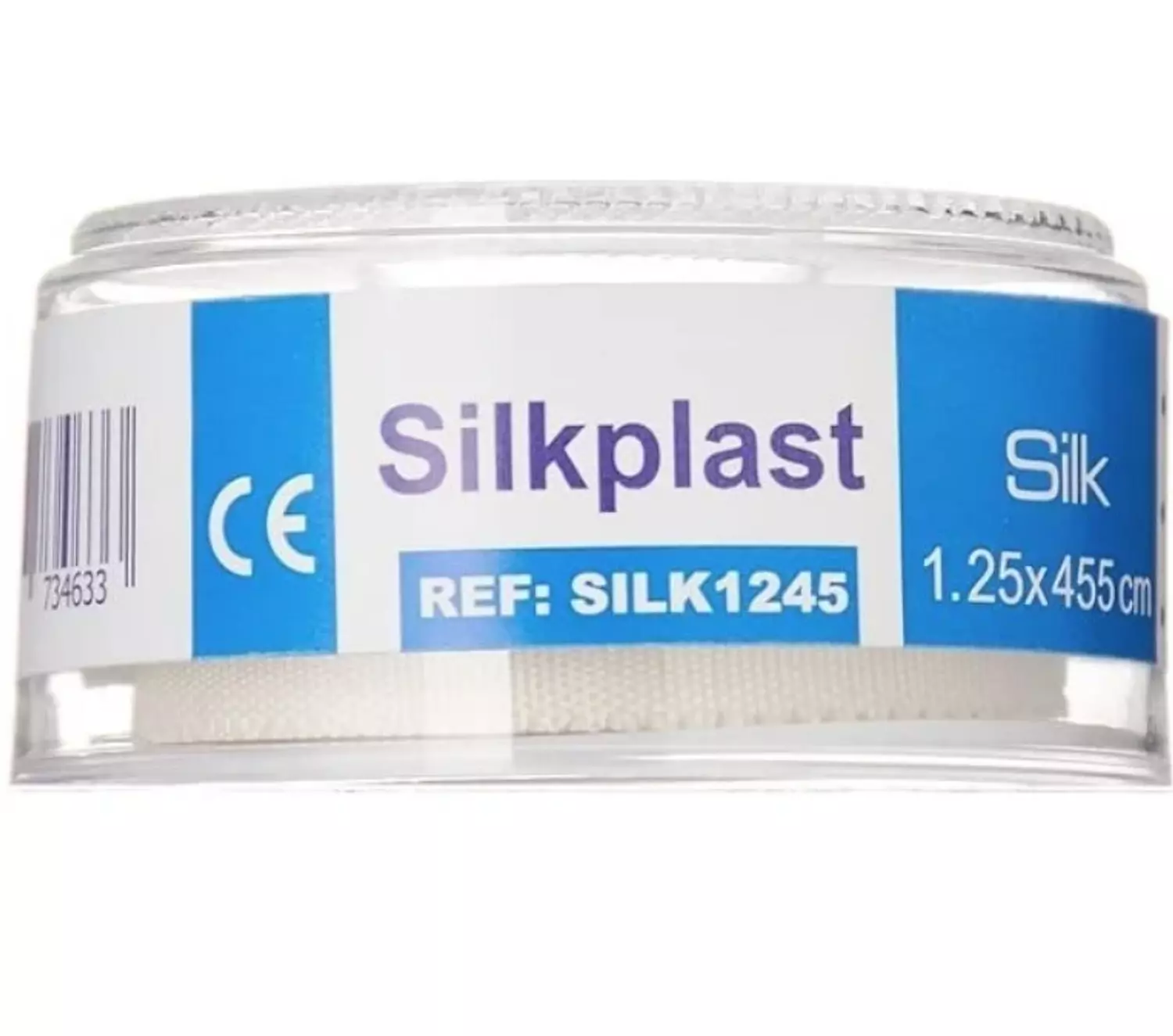 SILKPLAST SILK TAPES 1.25 CM BLUE image