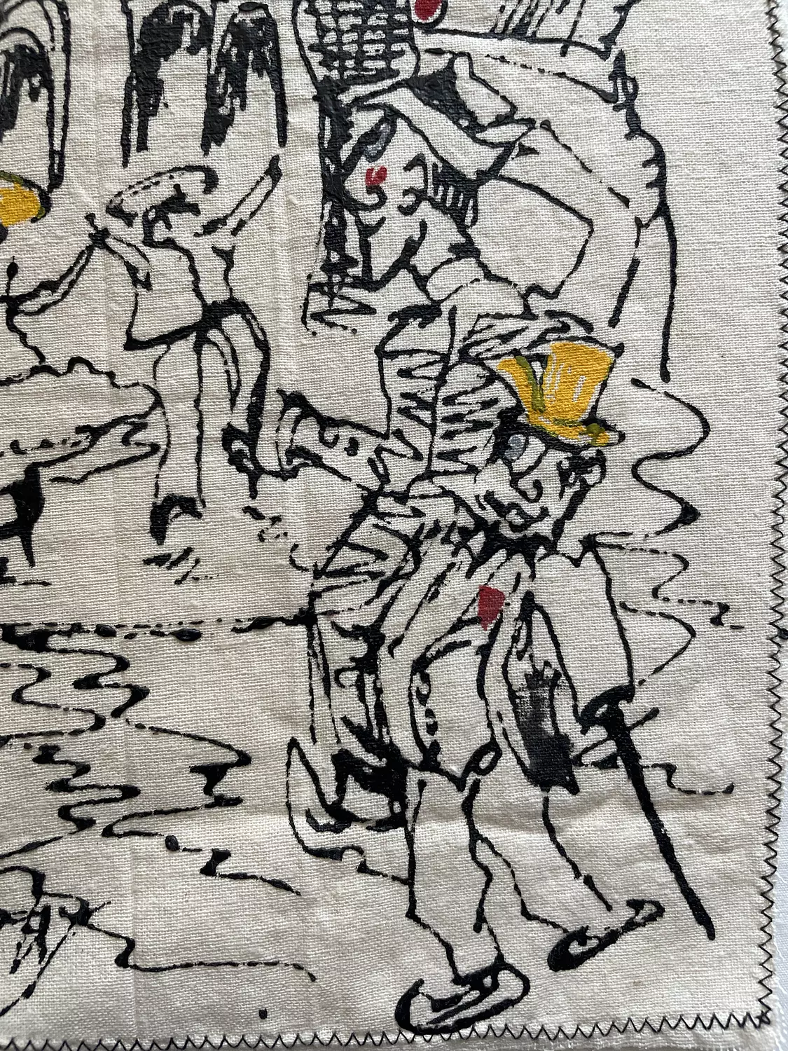 Xl “ Luna park “ hand painted patch-hya 3