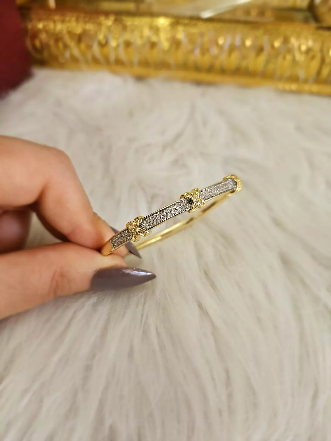 Bracelet gold plated B11 hover image