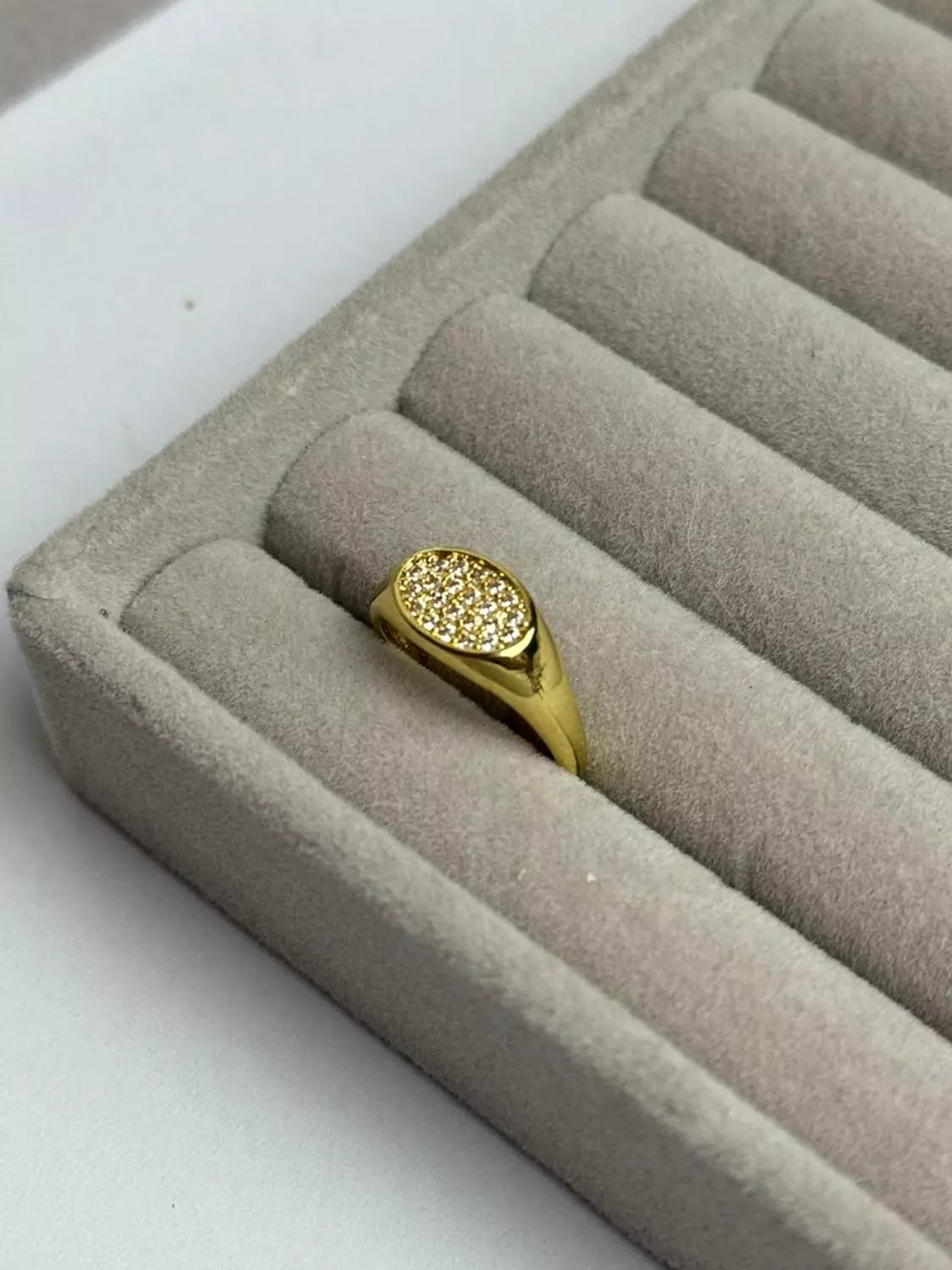 Ice Oval _ Pinky Ring hover image