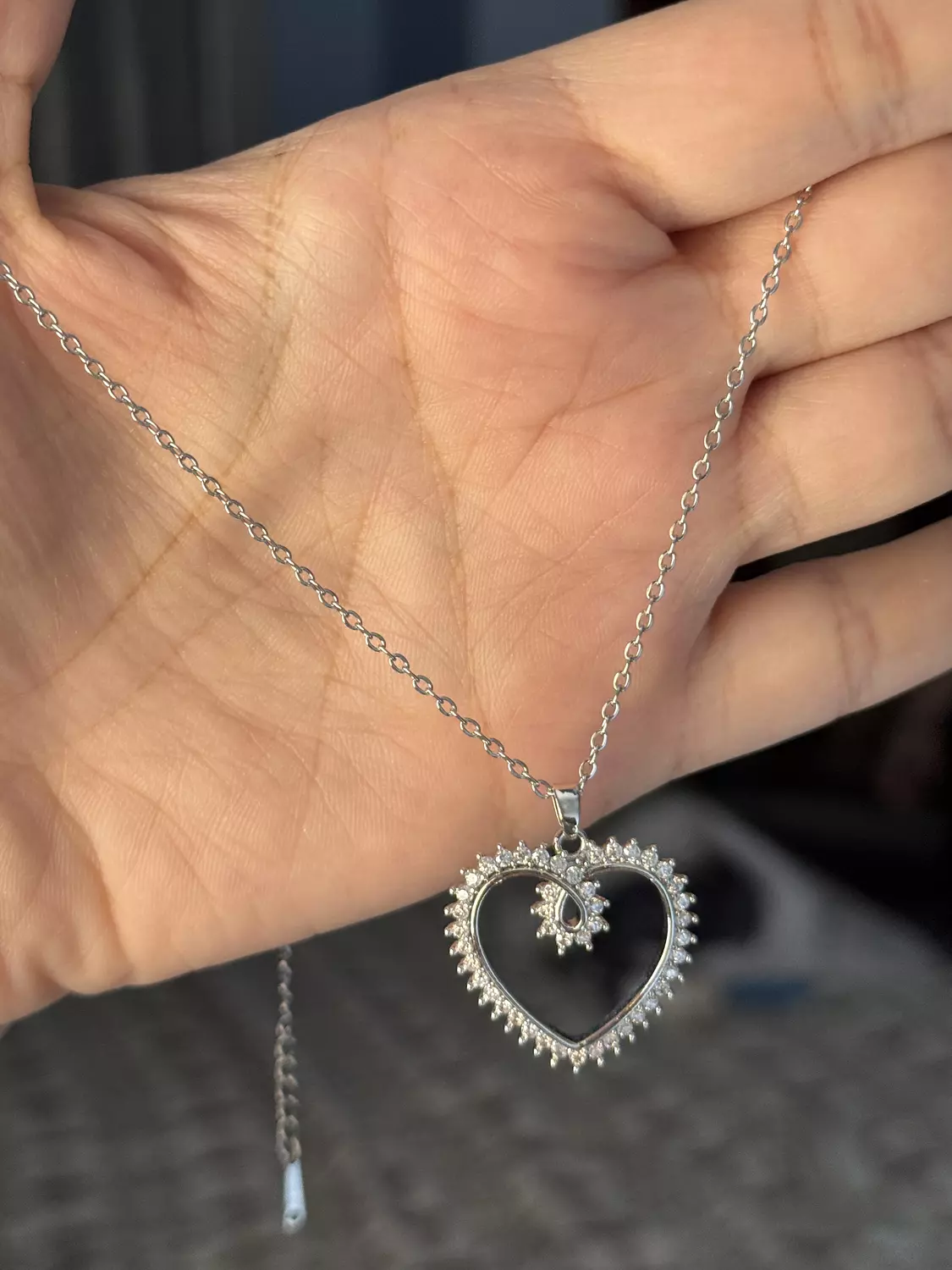 Stainless Steel Silver Necklace ( Stock ) 6