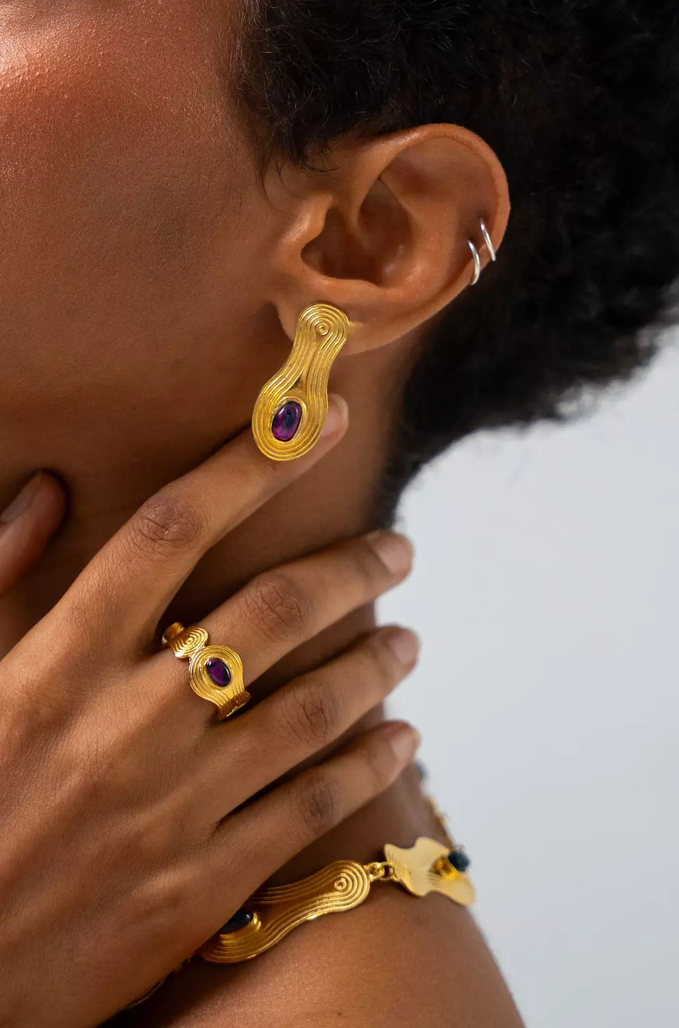 Revolving Galaxy Earrings