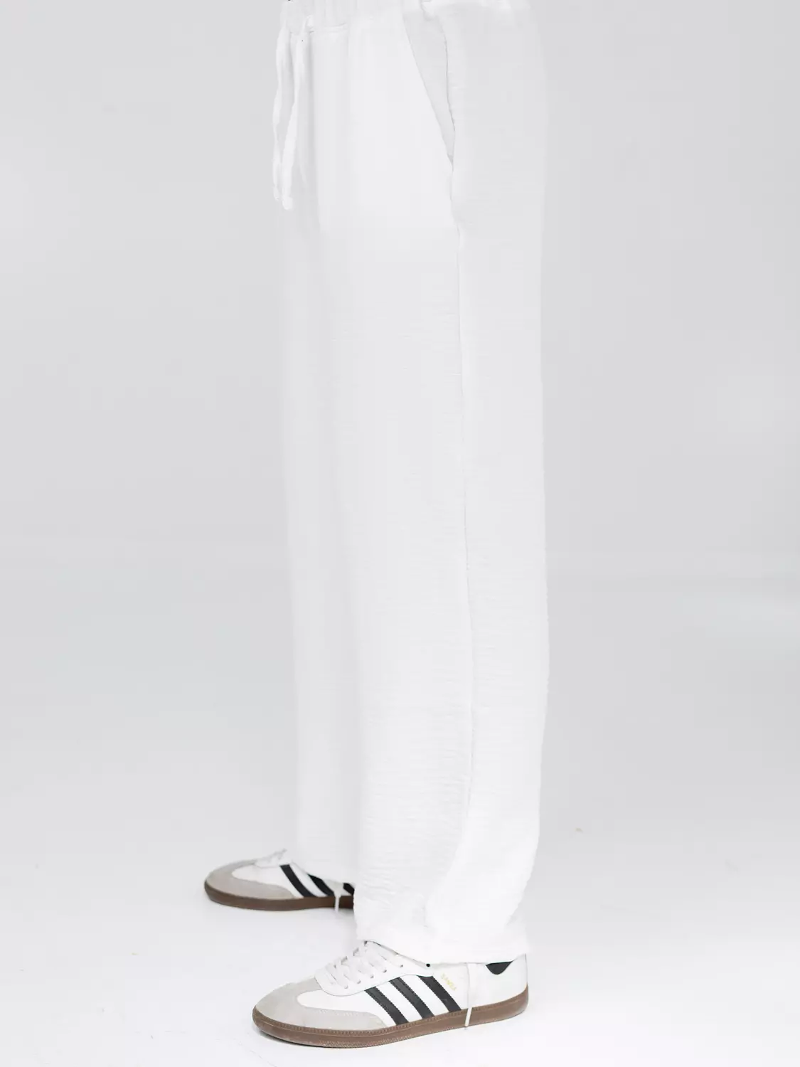 Linen Pants | White image
