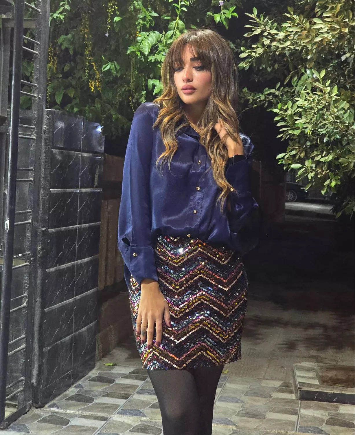 Multicolour Sequin Skirt 2