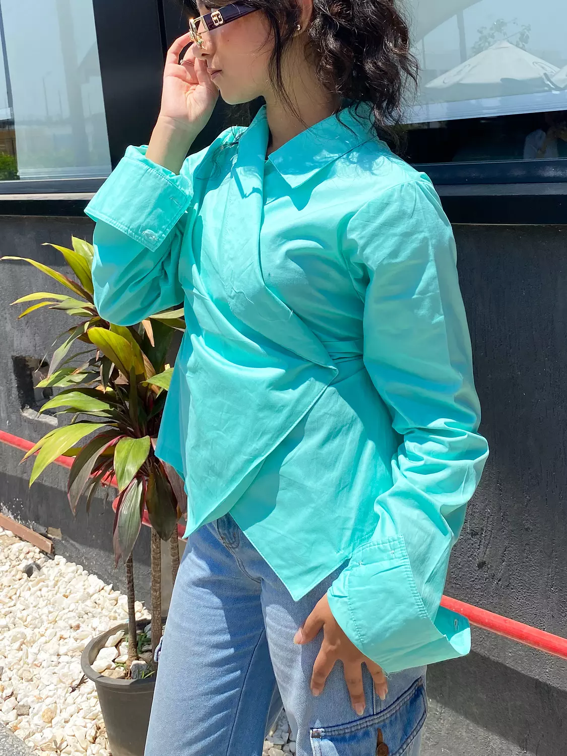 Veya Blouse Mint Green  6