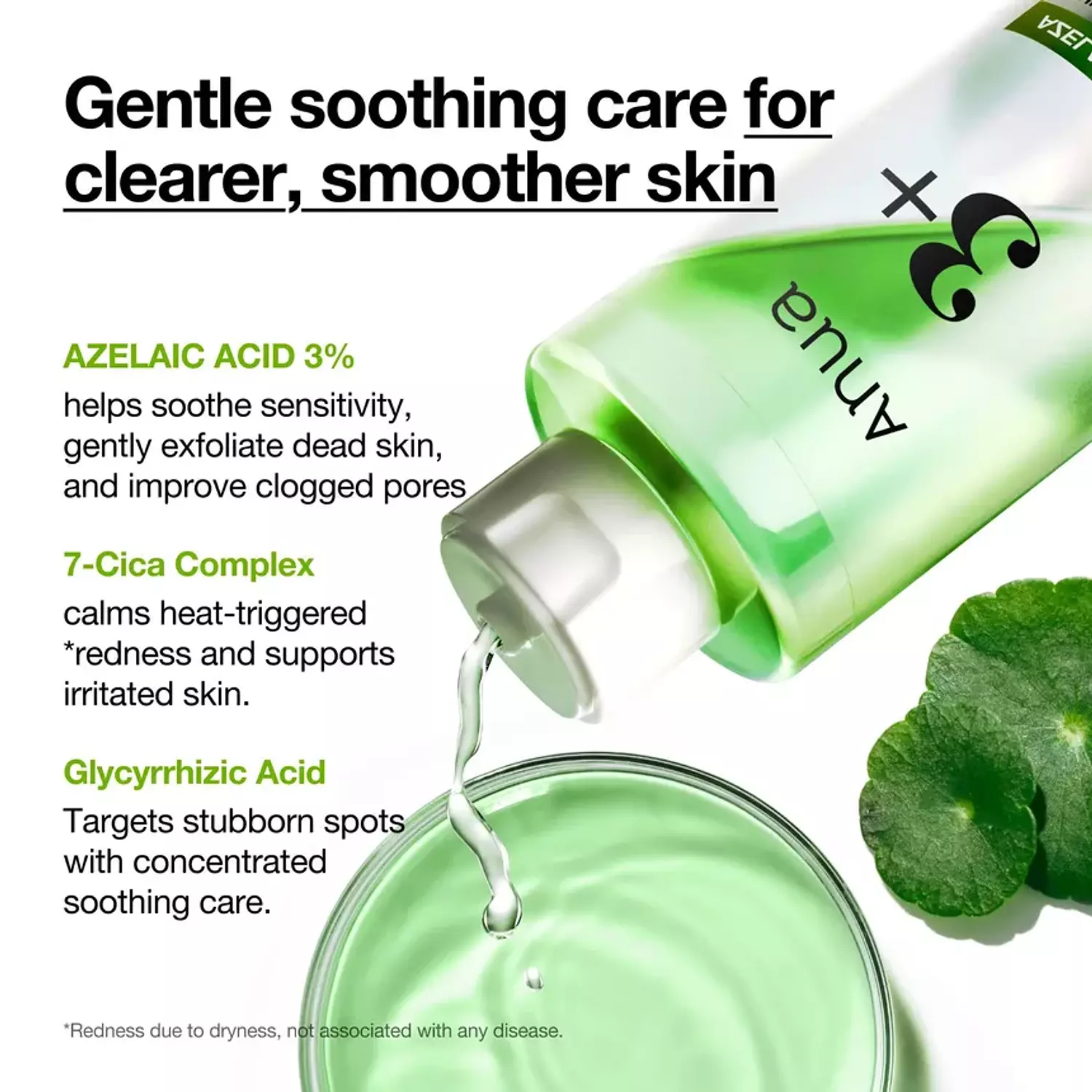 Anua - Azelaic Acid 3 Cica Skin Clarifying Toner 2