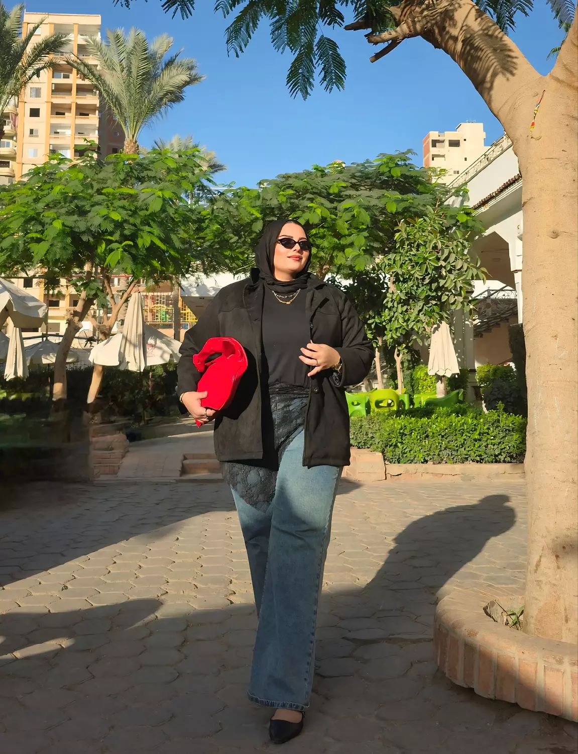 Timeless suede jacket (in black) hover image