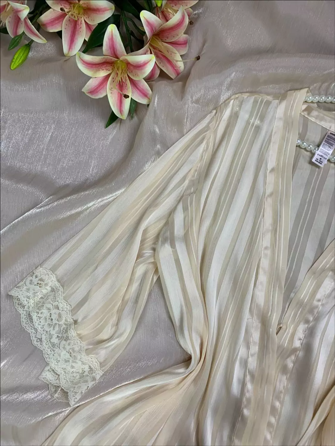 Elegant chiffon lingerie robe from Max   3