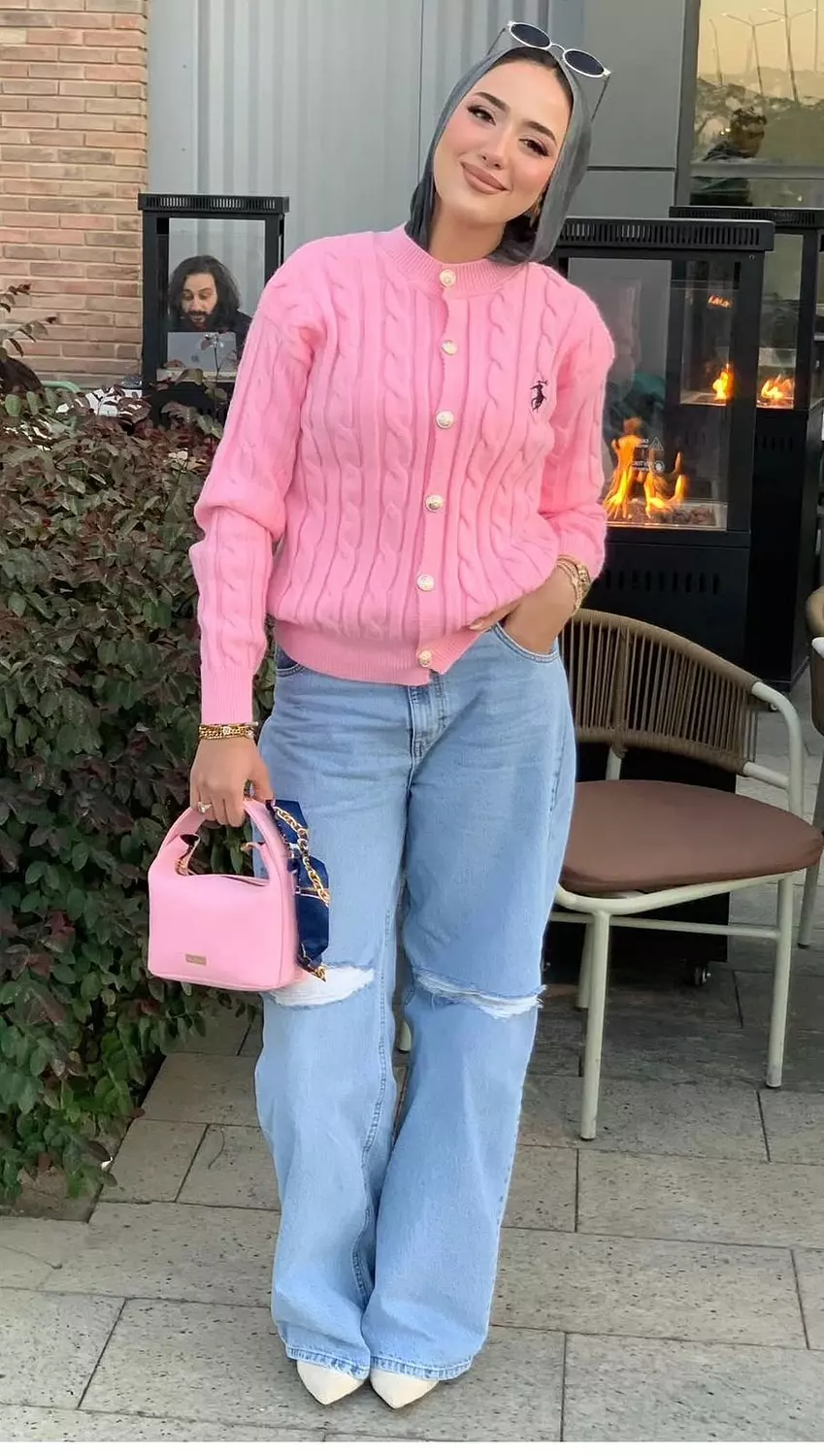 Soft Polo-Embroidered Cardigan * image