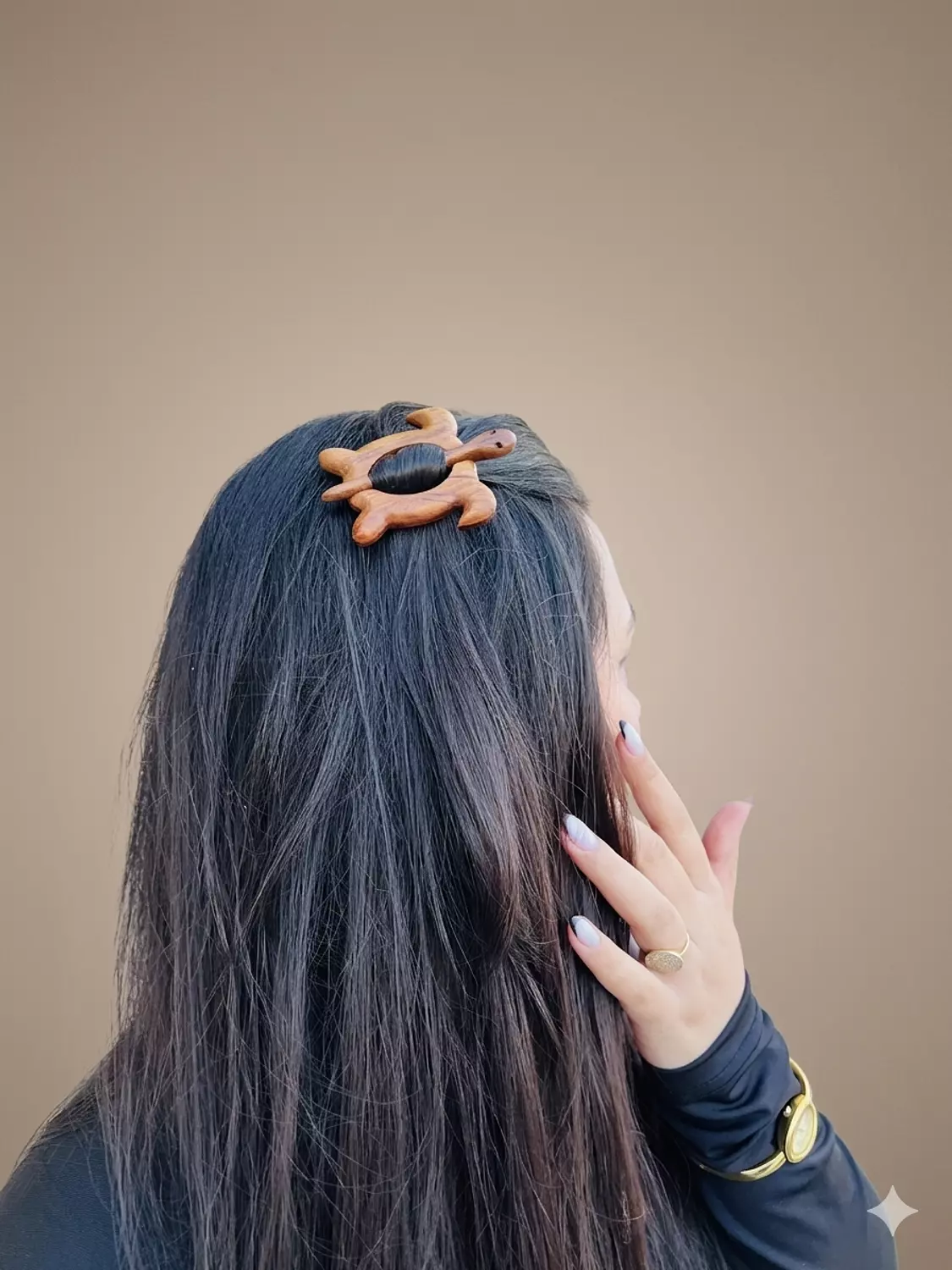 Turtle Wooden Brooch 2