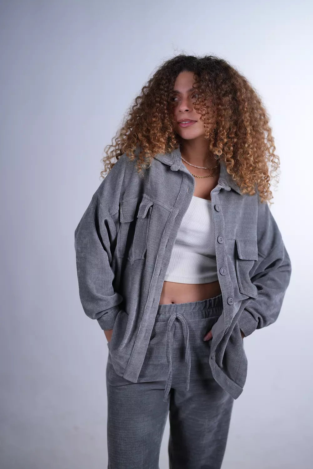 Lounge Co-Ord - Grey 3