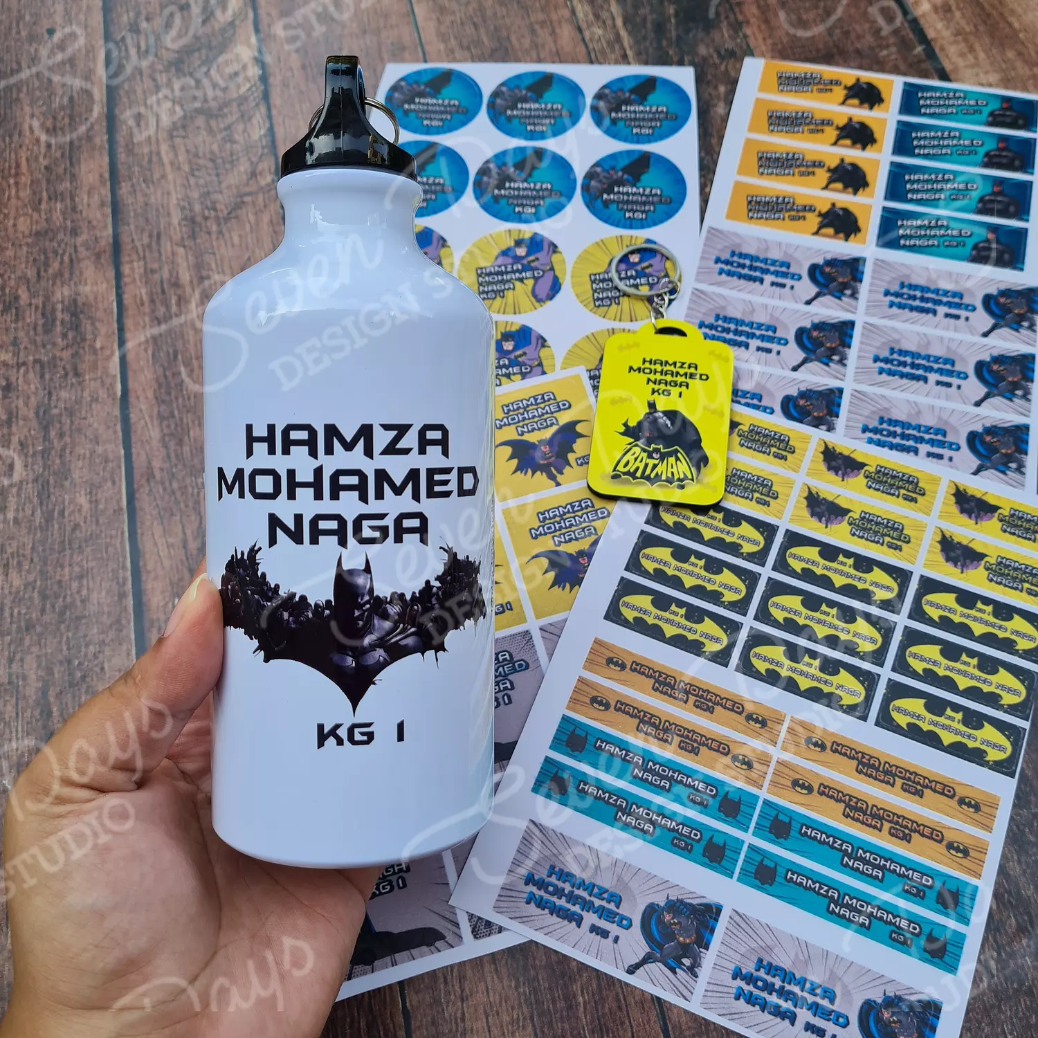 Batman School Labels 2