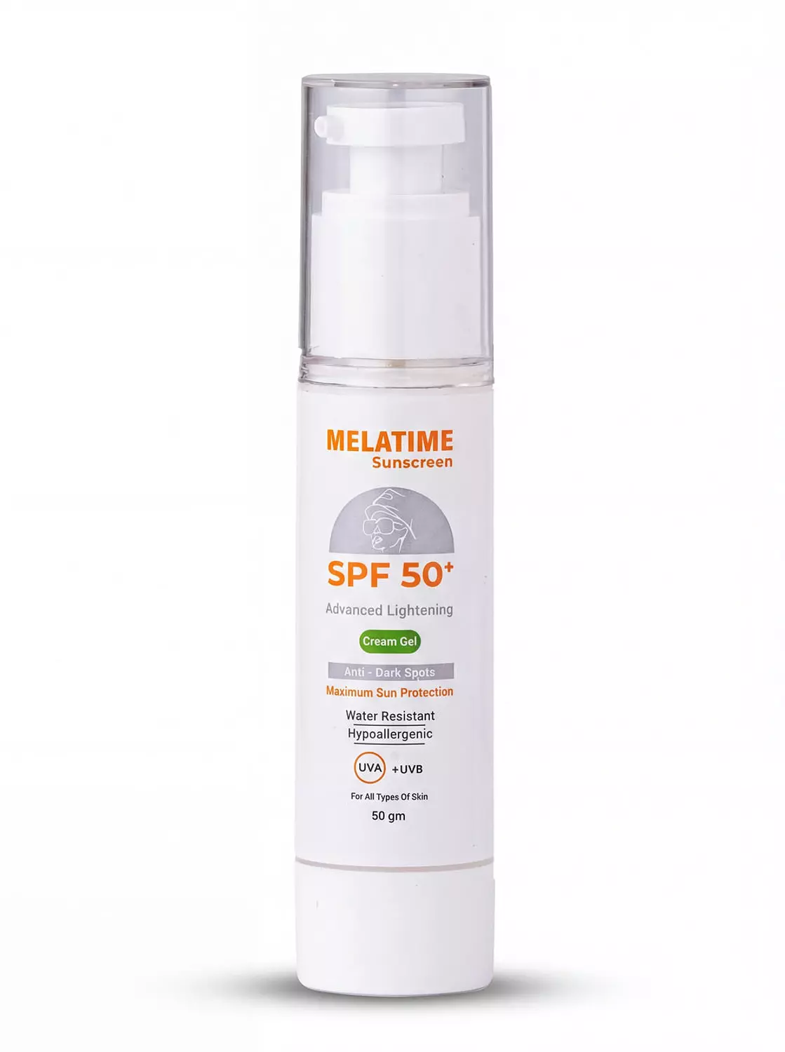 Melatime Sunscreen SPF 50+ Advanced Lightening Formula - 50 gm image