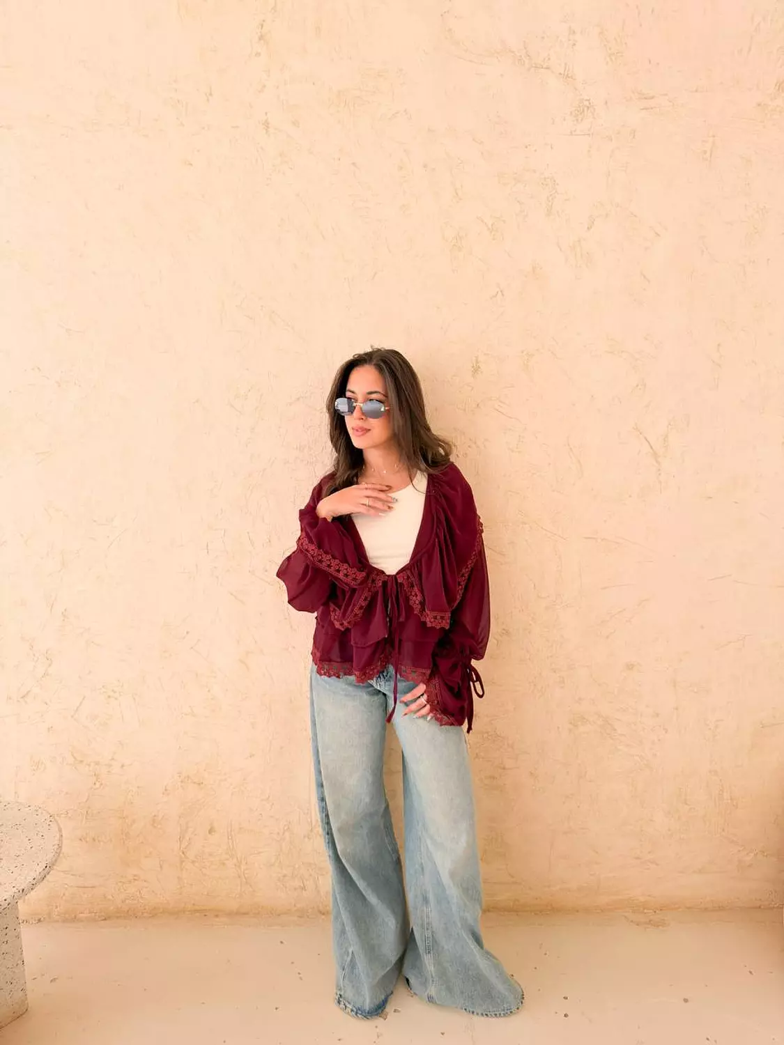 Ruffles Chiffon Top image