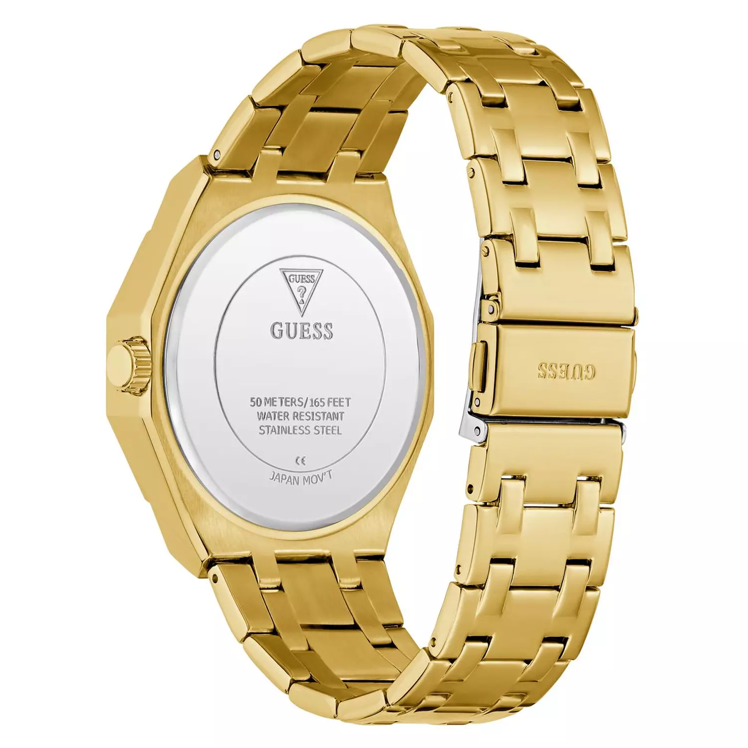 GUESS Mens Gold Tone Multi-function Watch Gold Tone Stainless Steel Bracelet GW0960G2 2