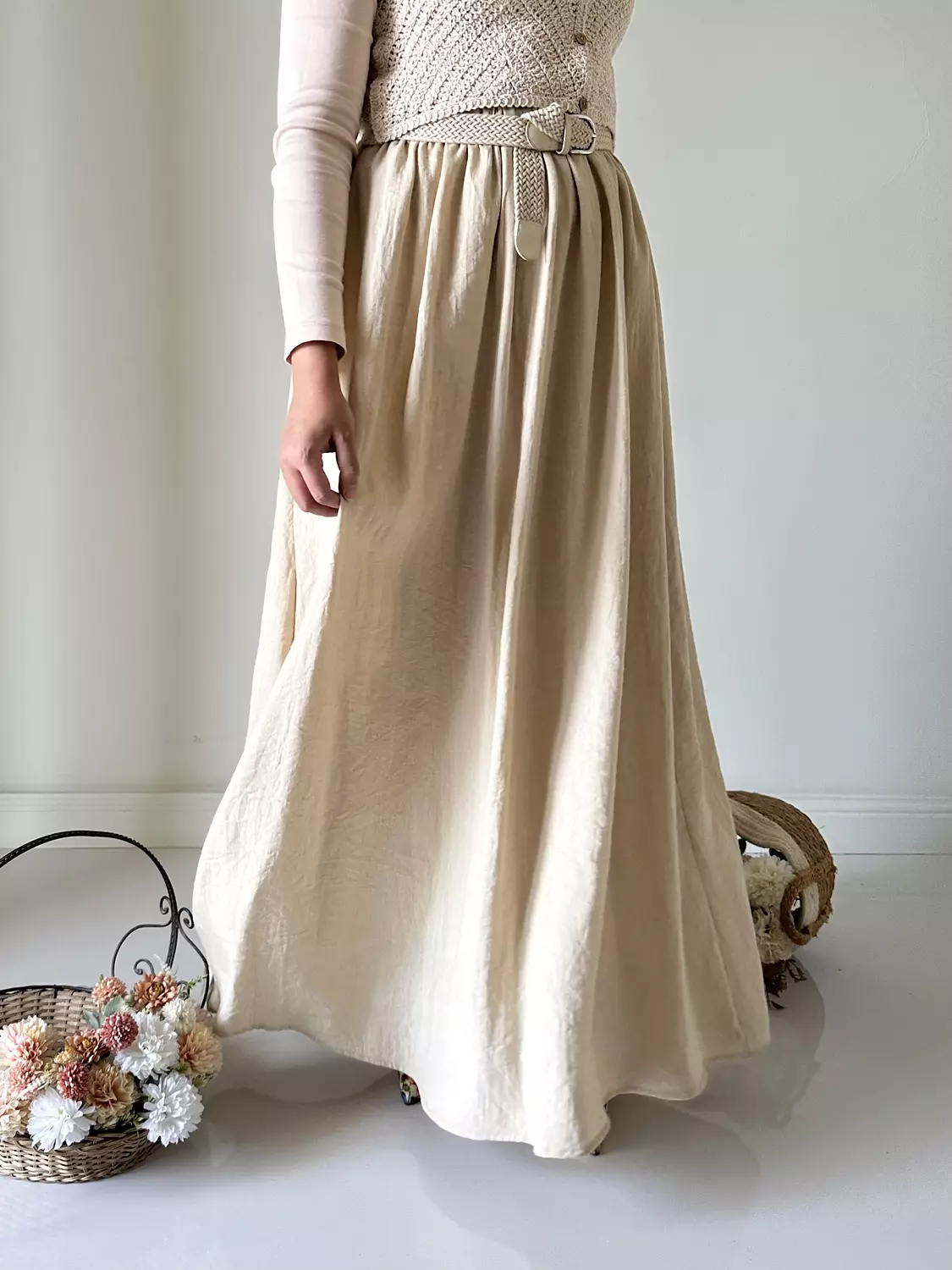Closh linen skirt  3