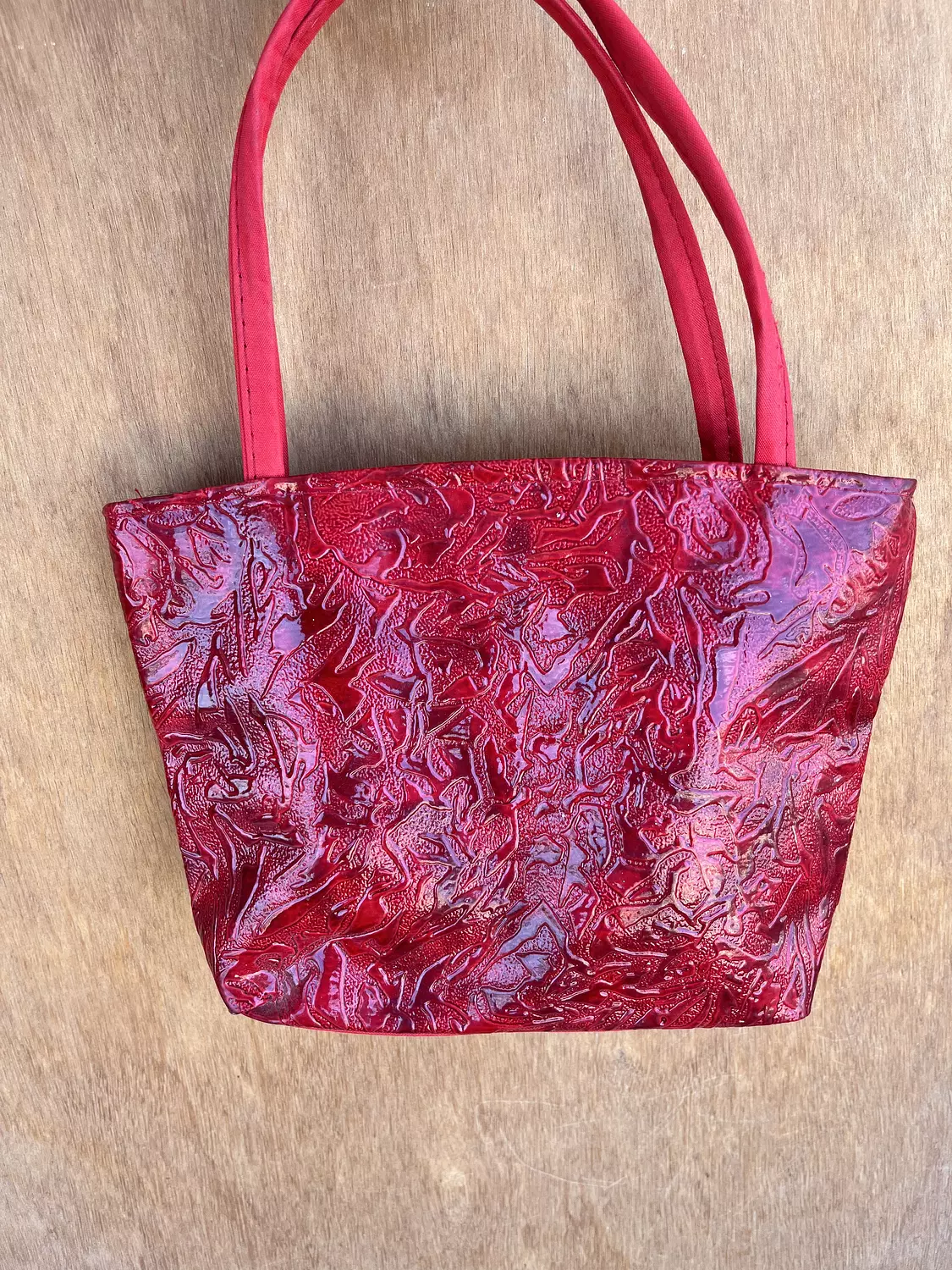 Mini red summer bag image