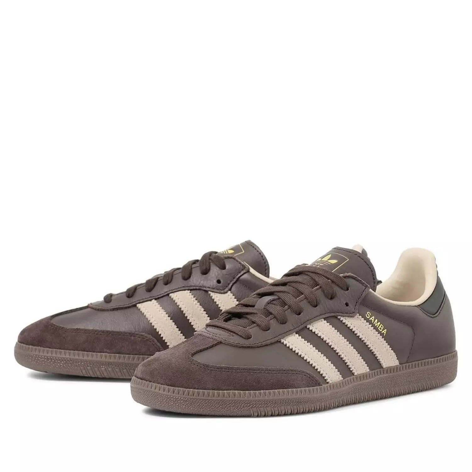 Adidas Samba OG Dark Brown Beige Gum 2
