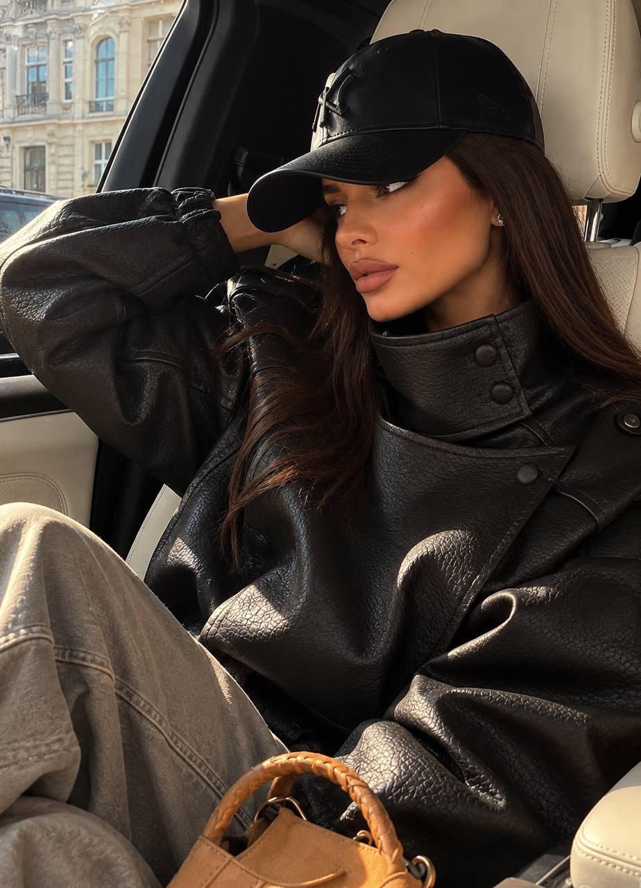 <p style="text-align: start">Leather jacket</p>