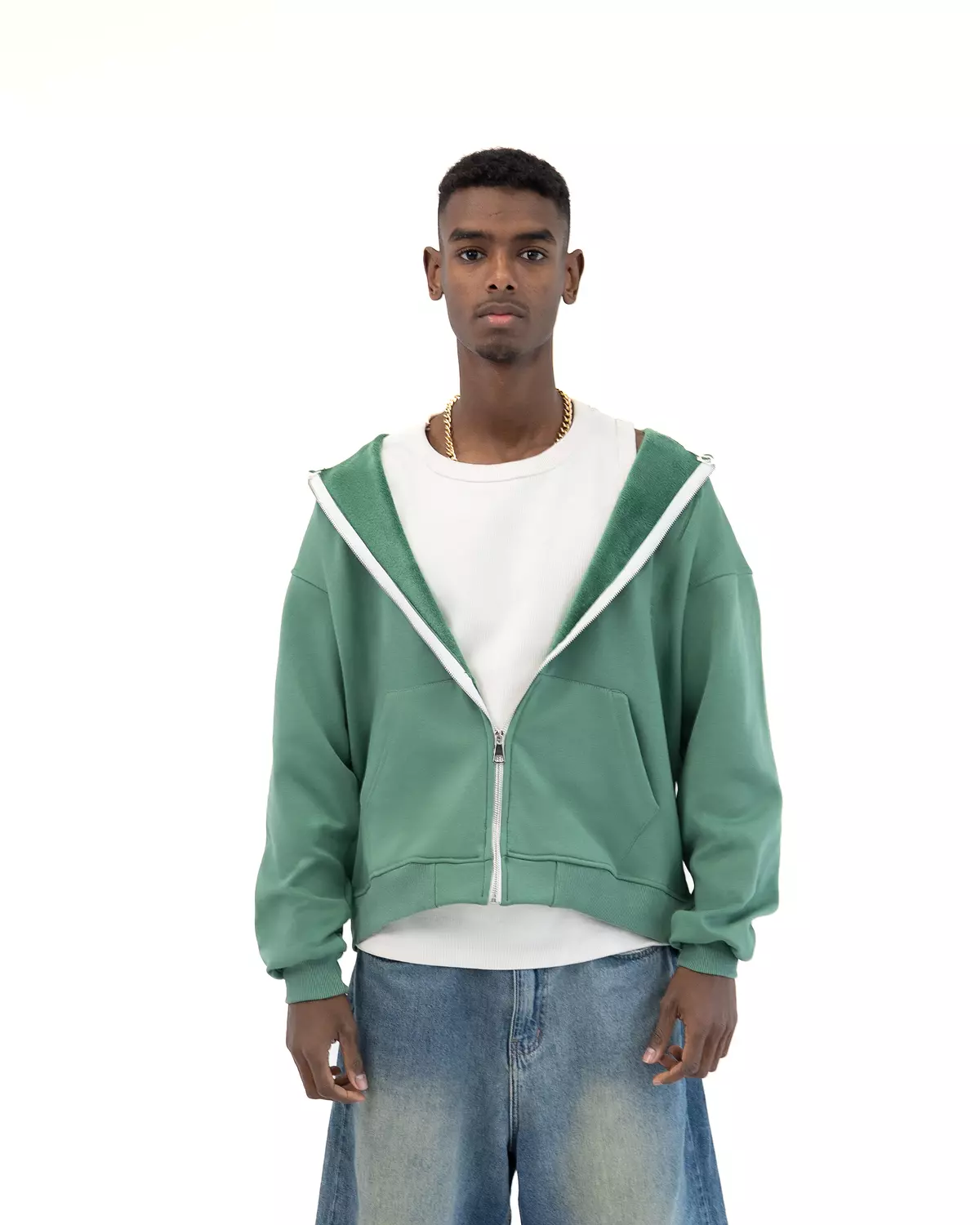 Persist ZIP UP Sweatshirt _ Olive