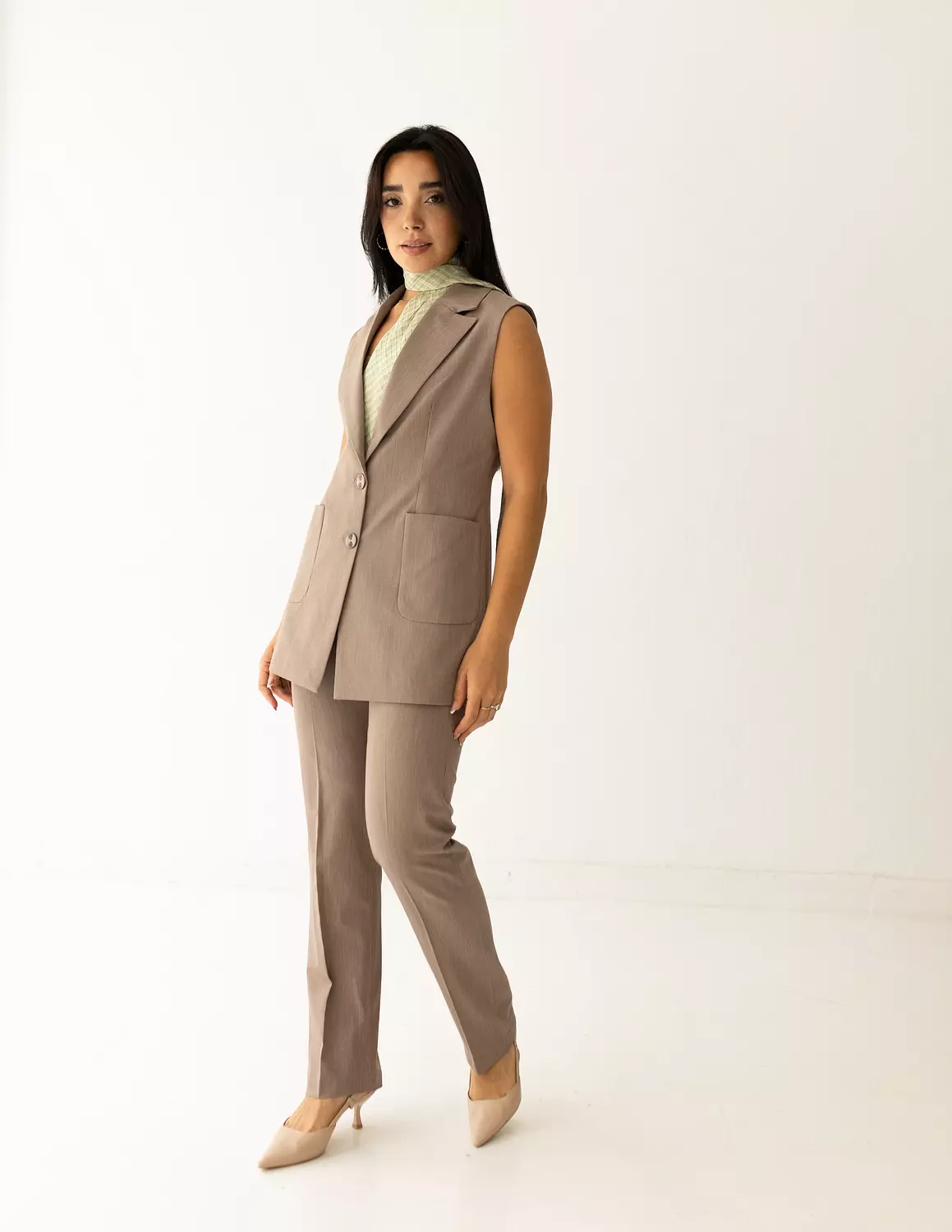 Mocha Light straight pants  2