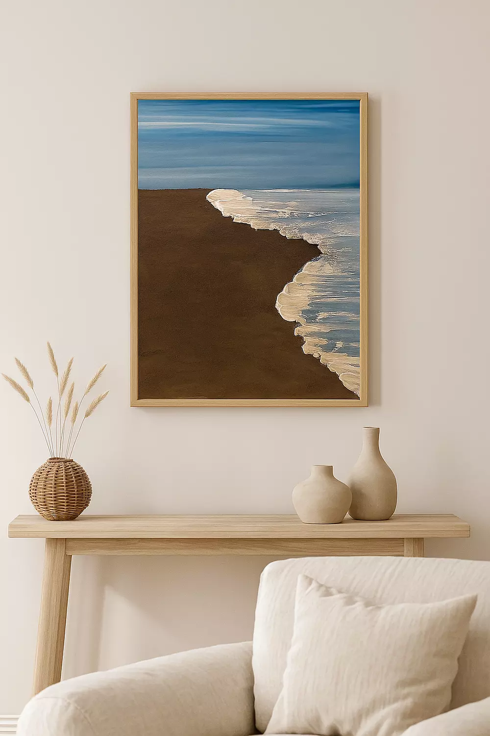 Abstract sea and sand image
