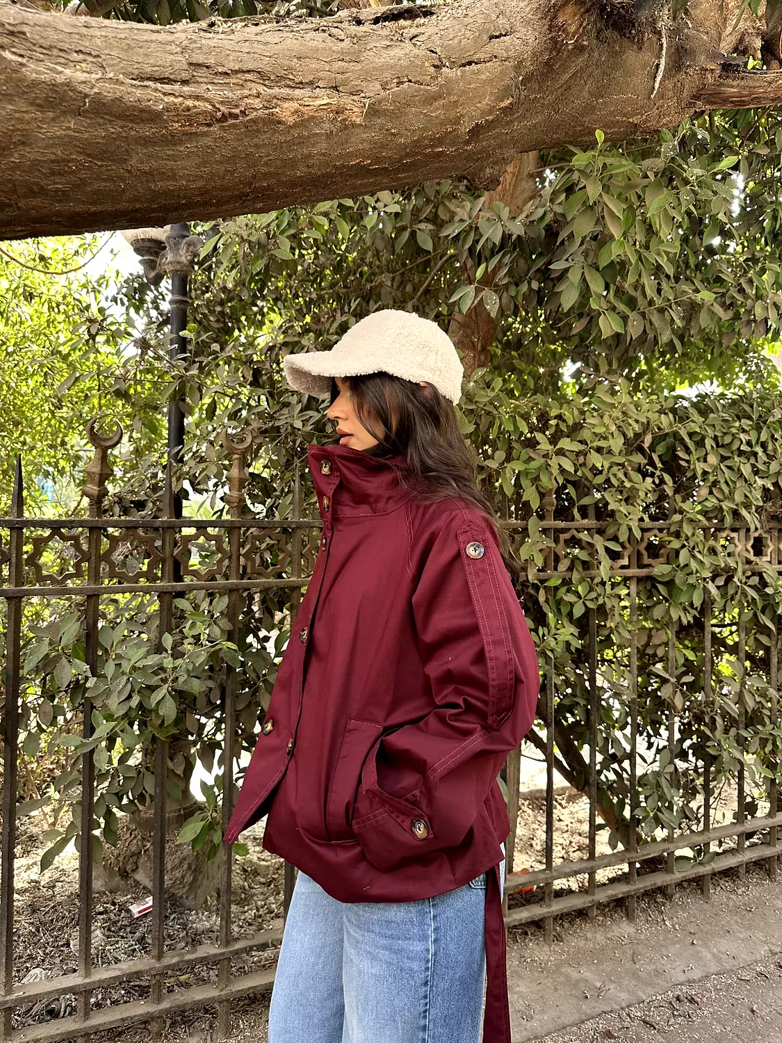 Cropped Trench Coat 30