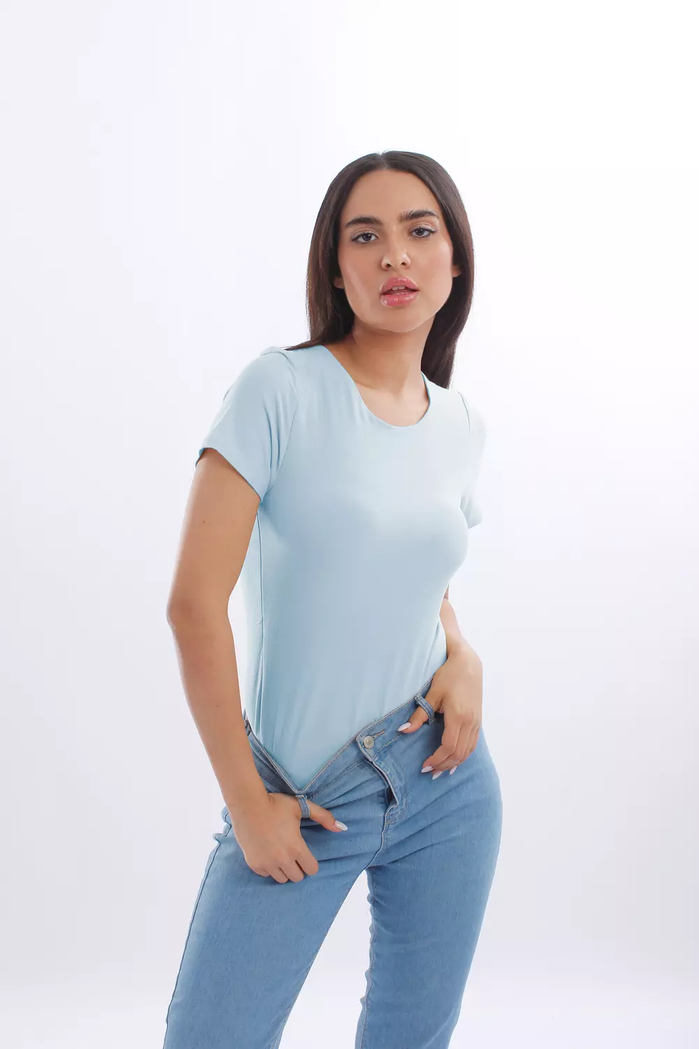 NEW-short sleeve top double layered (70% cotton/30% polyester) 24