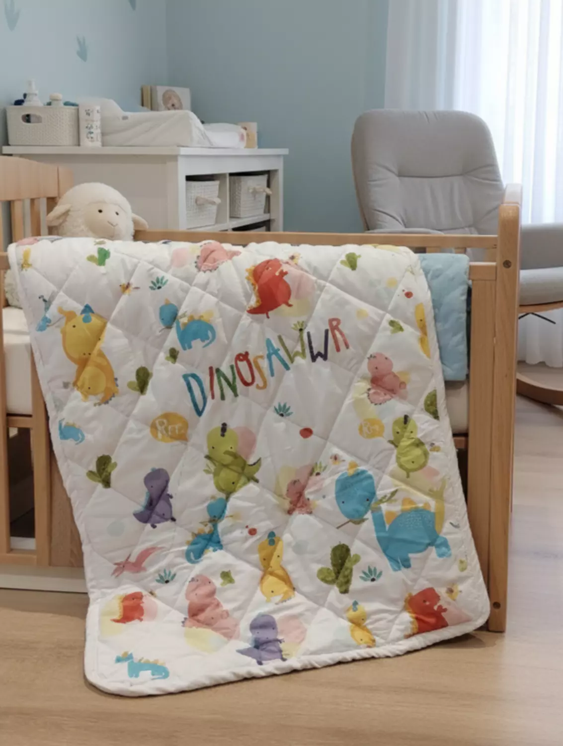 Dinosaur Baby blankie image