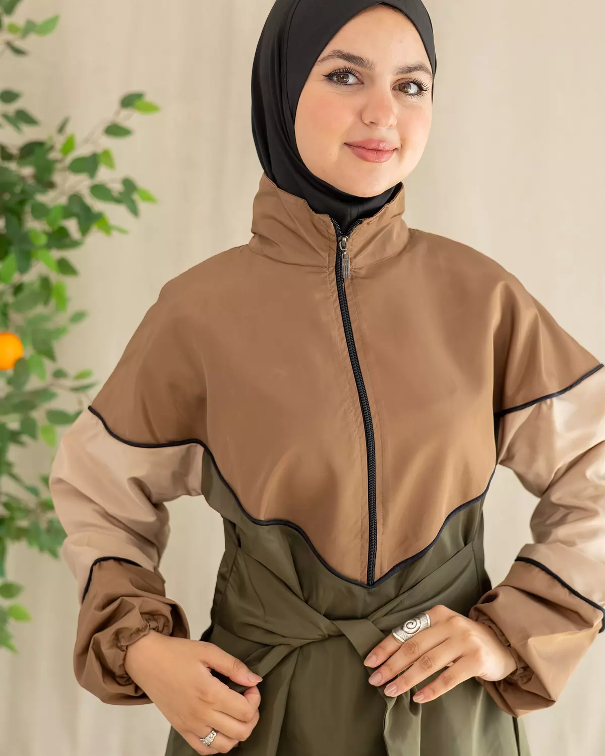 Burkini - Code 104 |  Beige & Café image