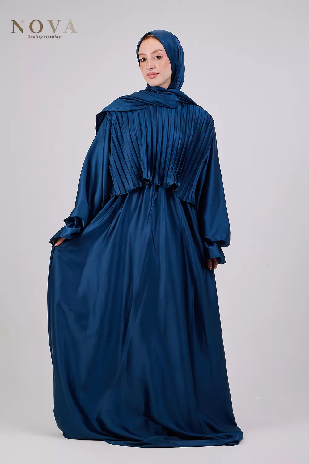 Petroleum Blue satin image