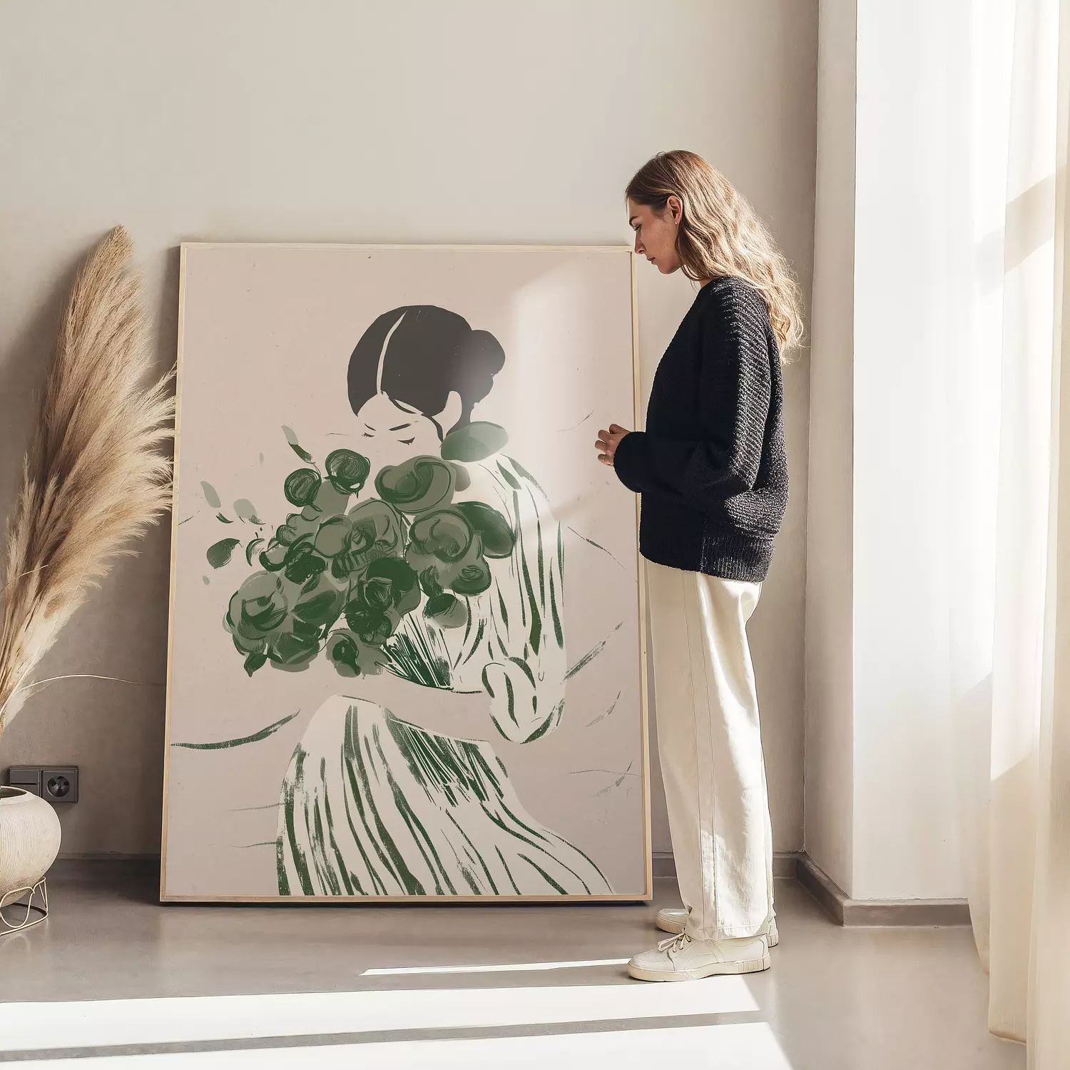 Wooden frame comes in many Options P.G963 image