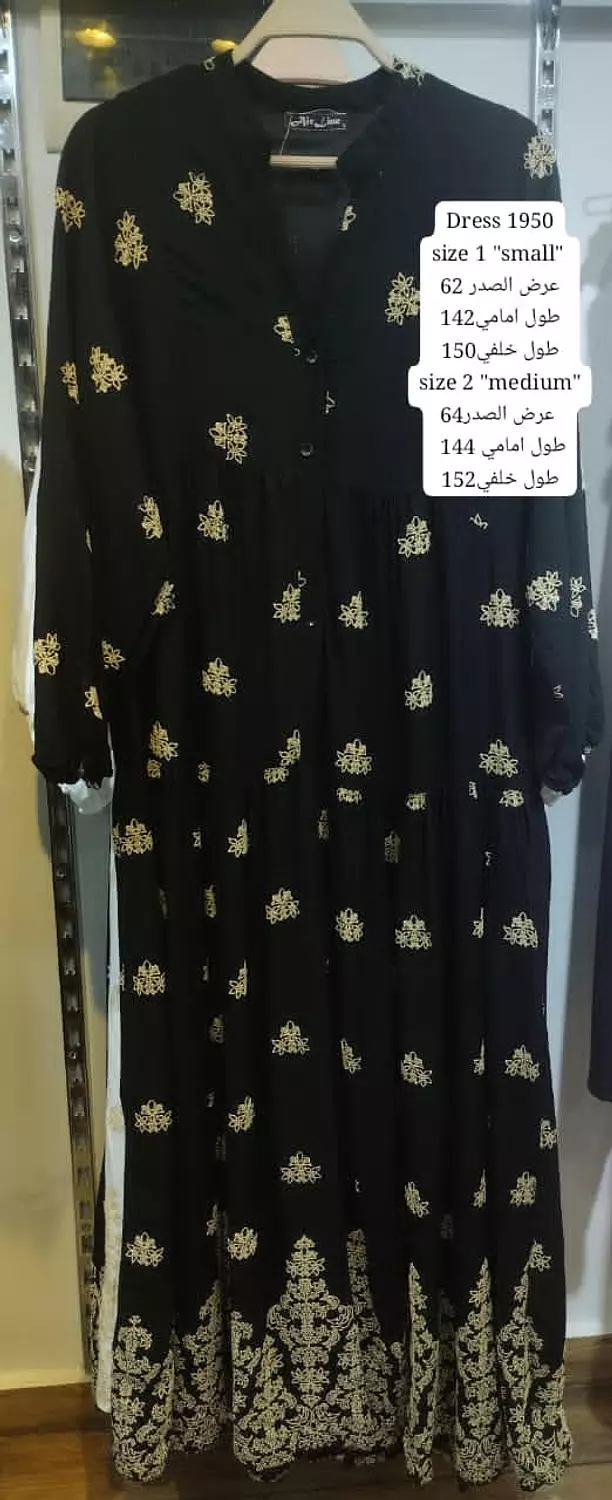 Black Embroidered dress 3