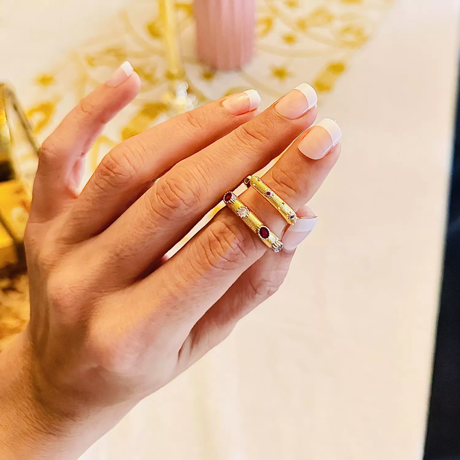 Colorful Zircon ring image