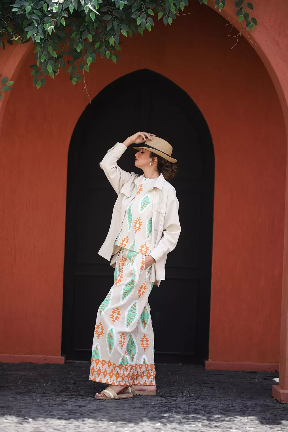 Linen Nude Shirt 3