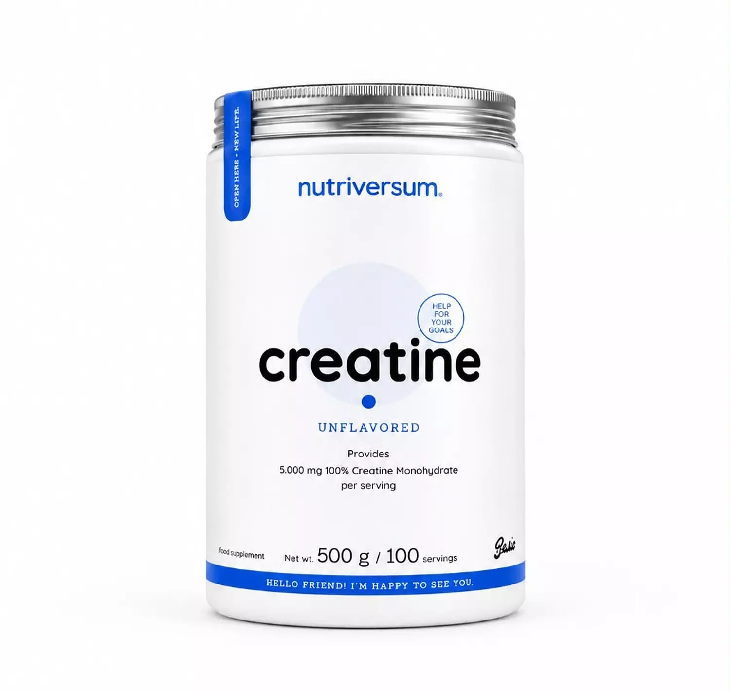 <p style="text-align: center"><span style="color: rgb(0, 0, 0)"><strong>Nutriversum Basic Creatine Monohydrate – 500 g</strong></span></p>