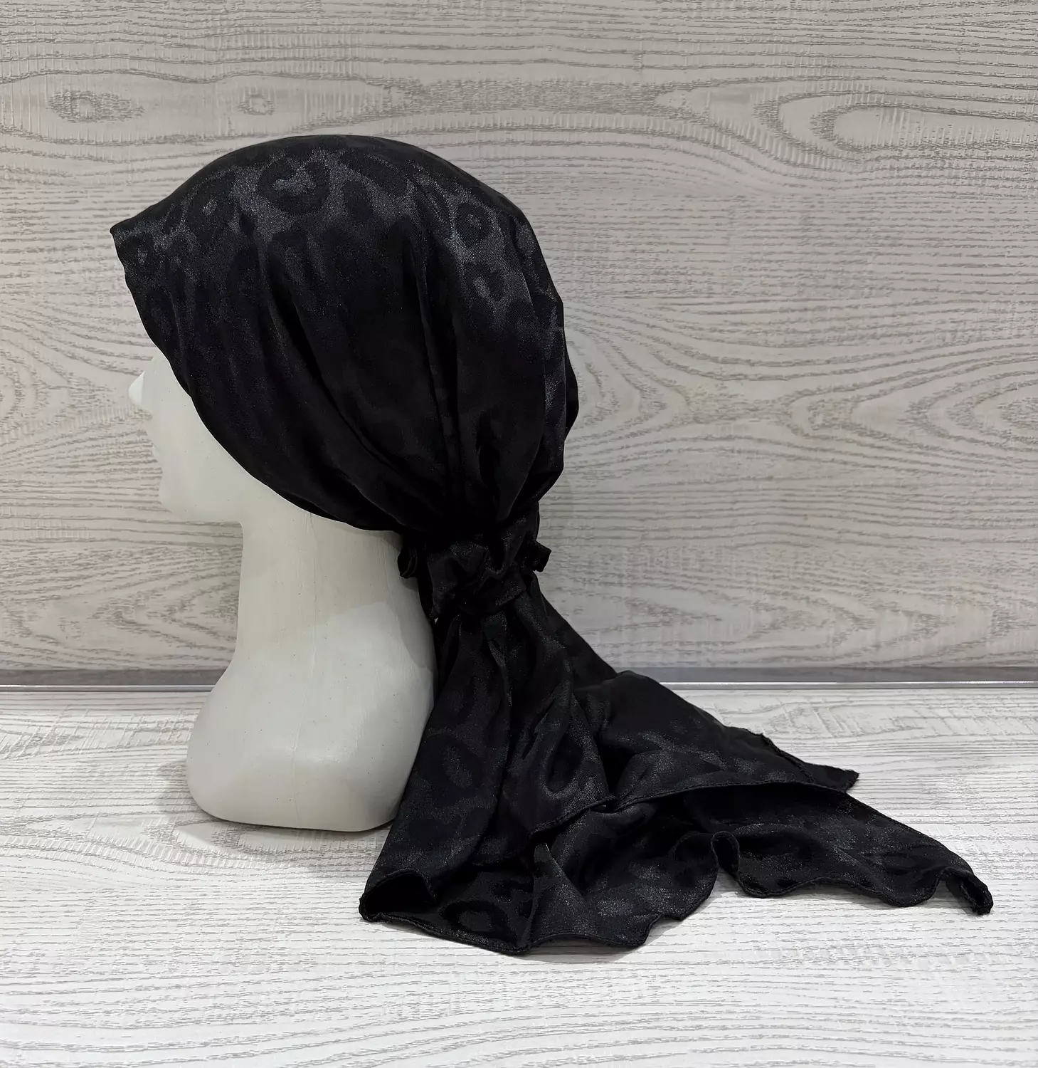 Turban Scarf-Black image