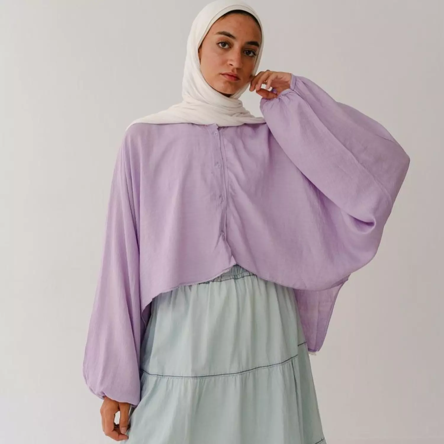 Cropped blouse image