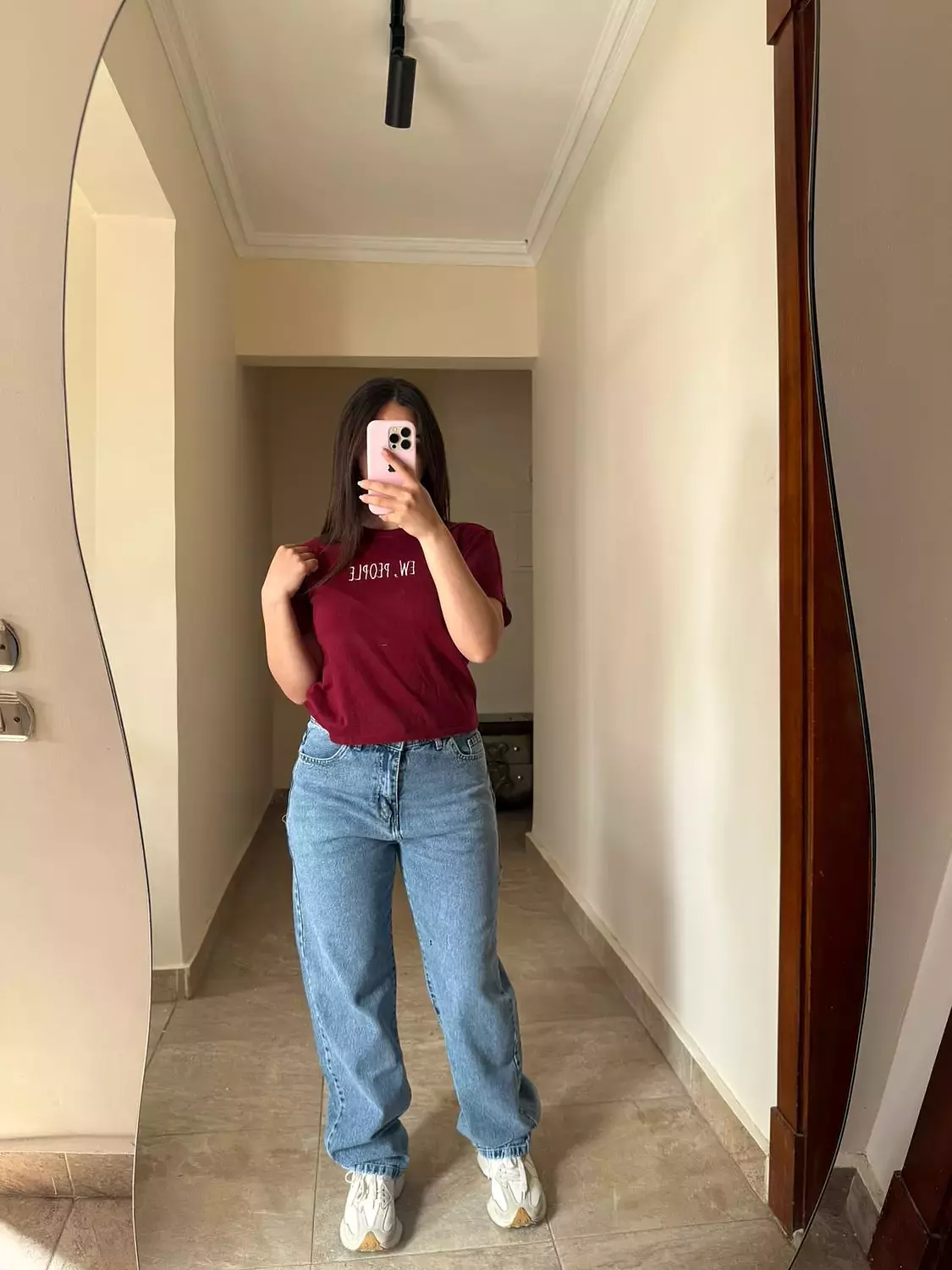 Straight Leg Jeans Mid Blue image