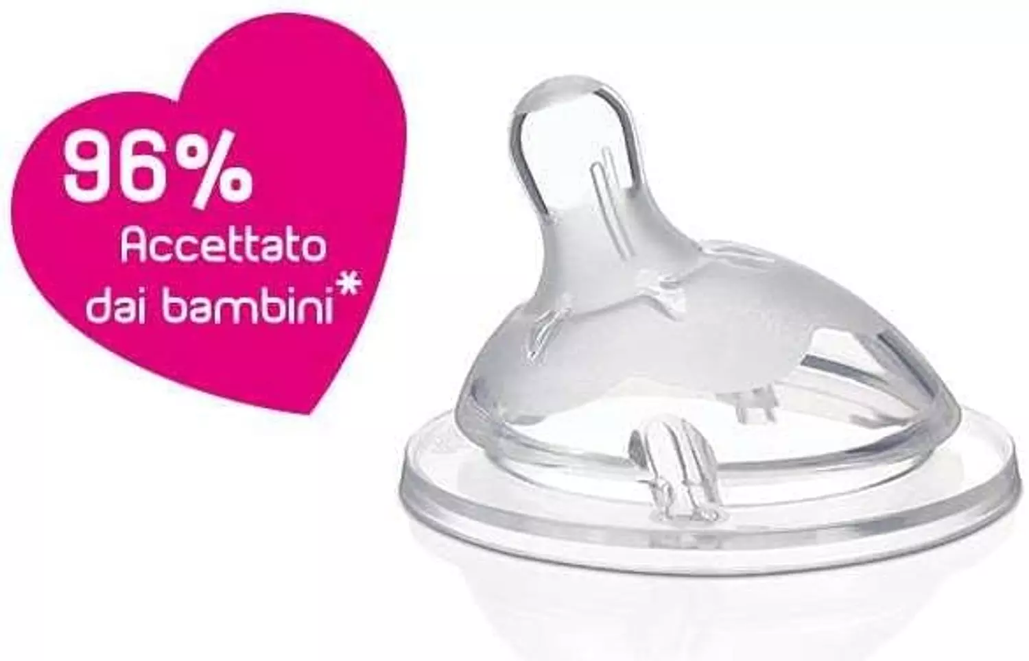 CHICCO NATURAL FEELING NIPPLE +2 M 1 PCS 3