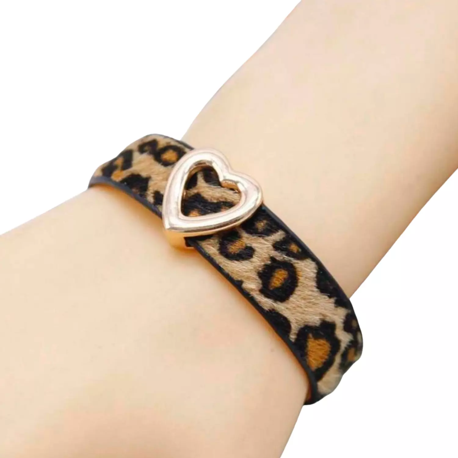 Leopard Print Leather Bracelet 1