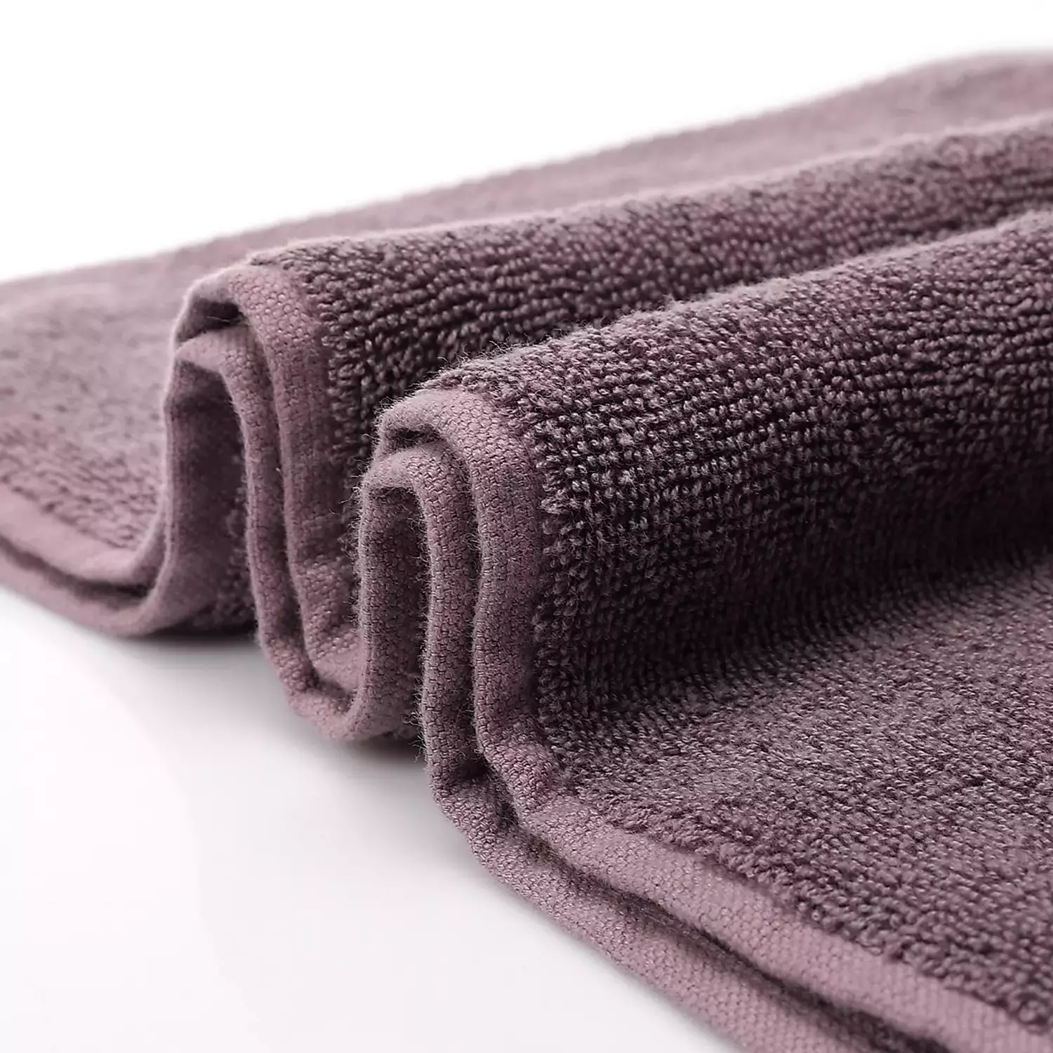 Towel Plain 100% Cotton Size 70 x 140 cm - 2630 - Purple hover image